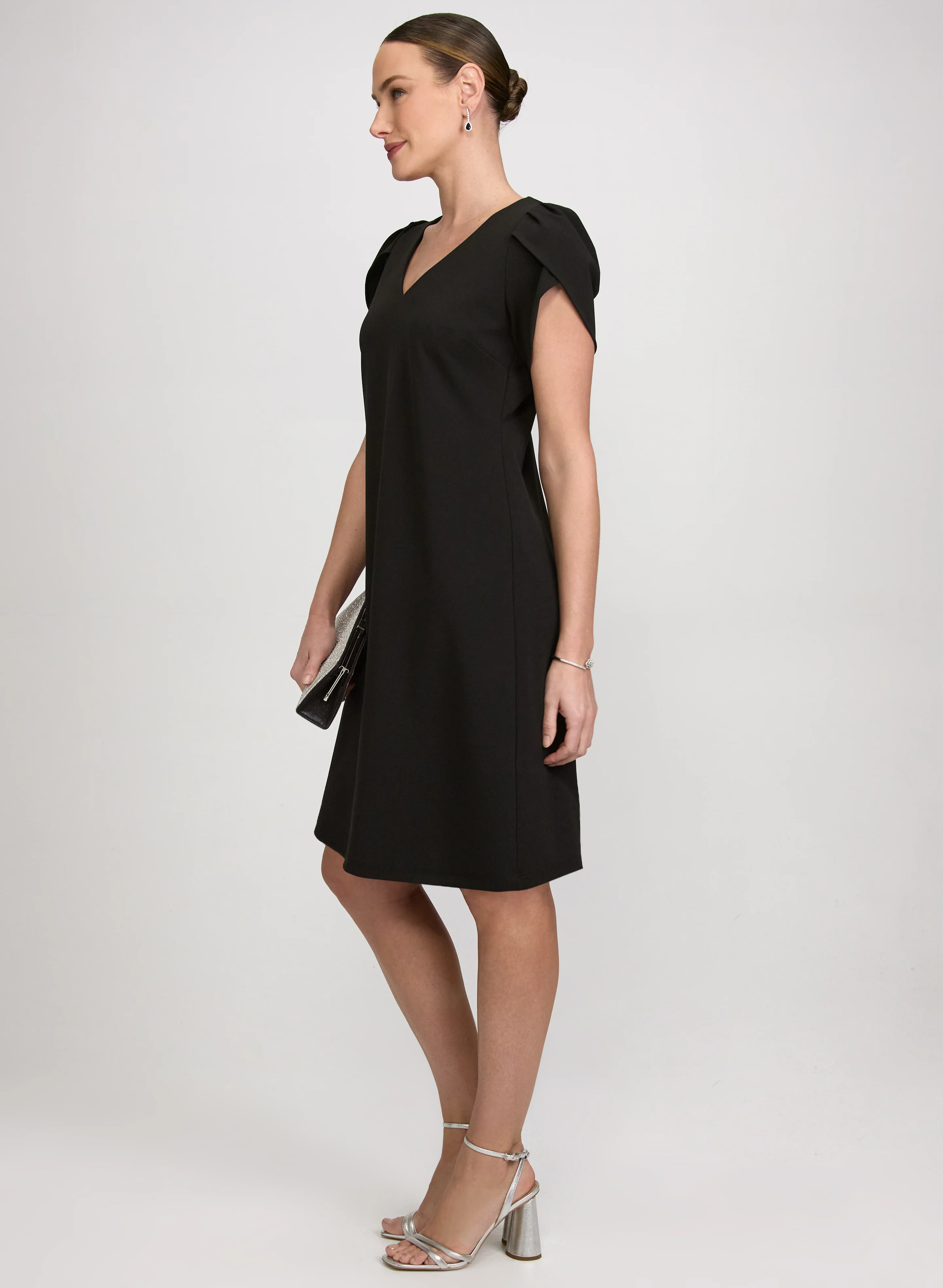 Scuba Crepe Dress - Image 3