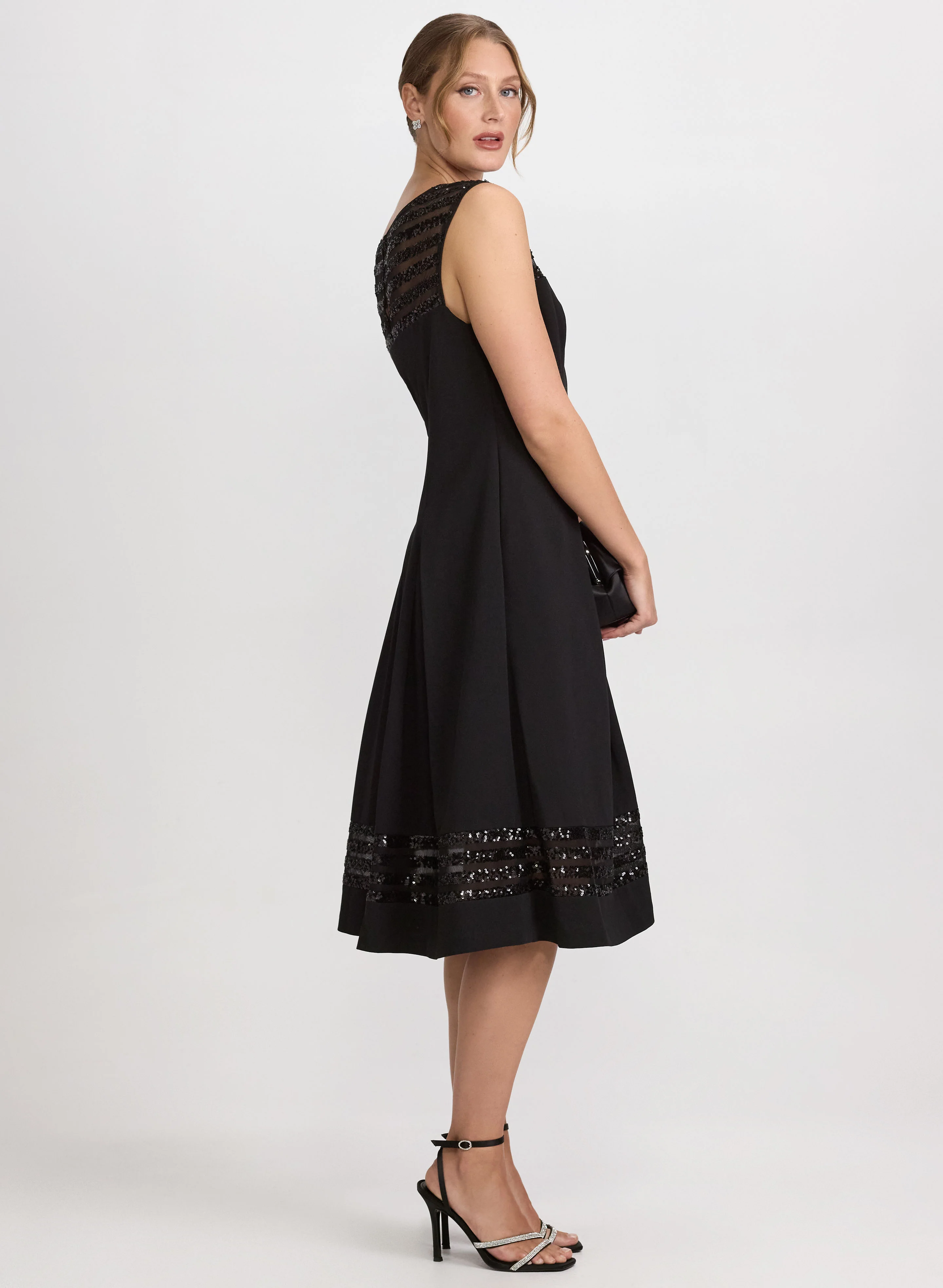 Sequin Detail Dress - Image 3