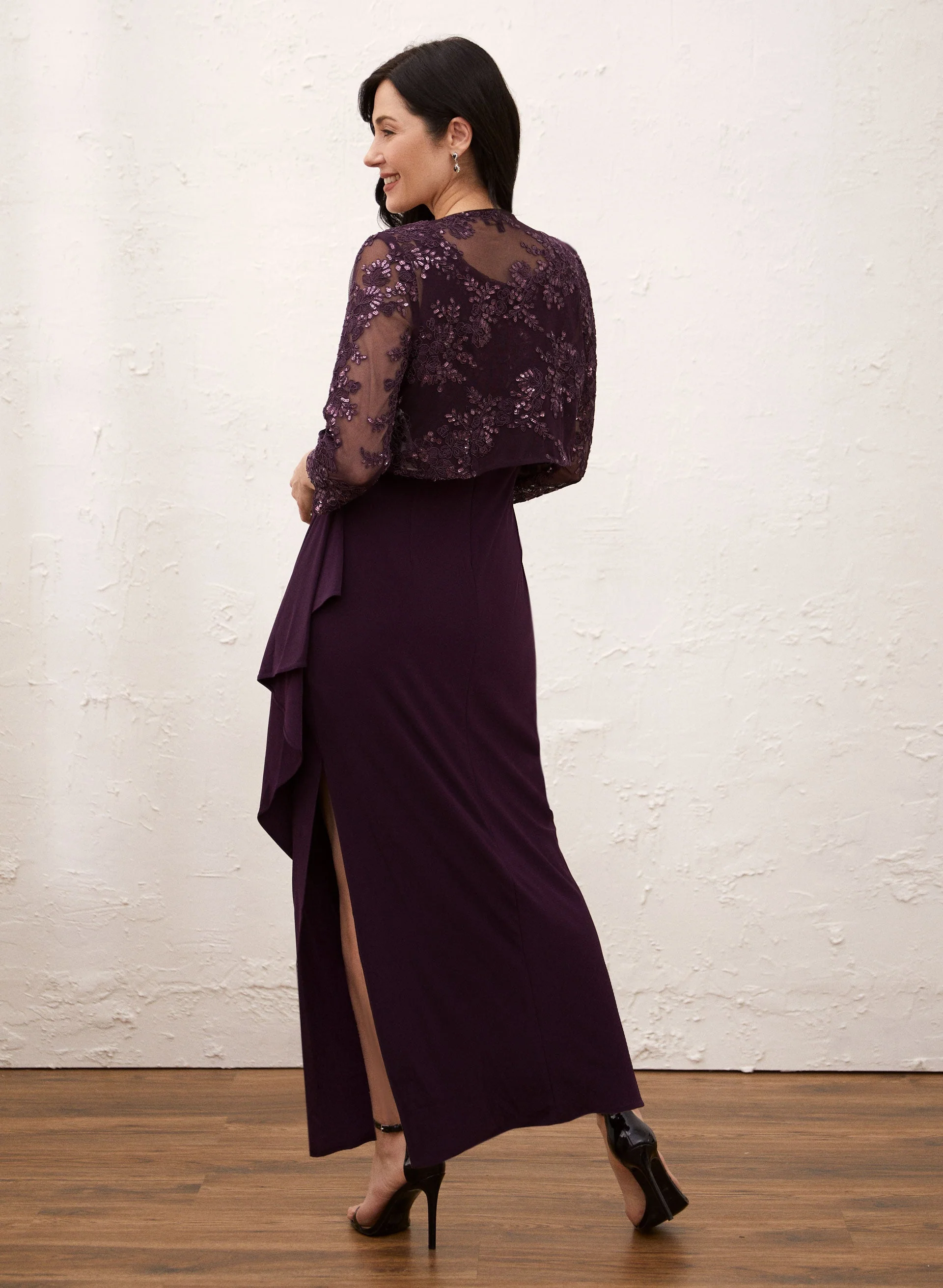 Sequin Detail Jacket & Dress - Image 2