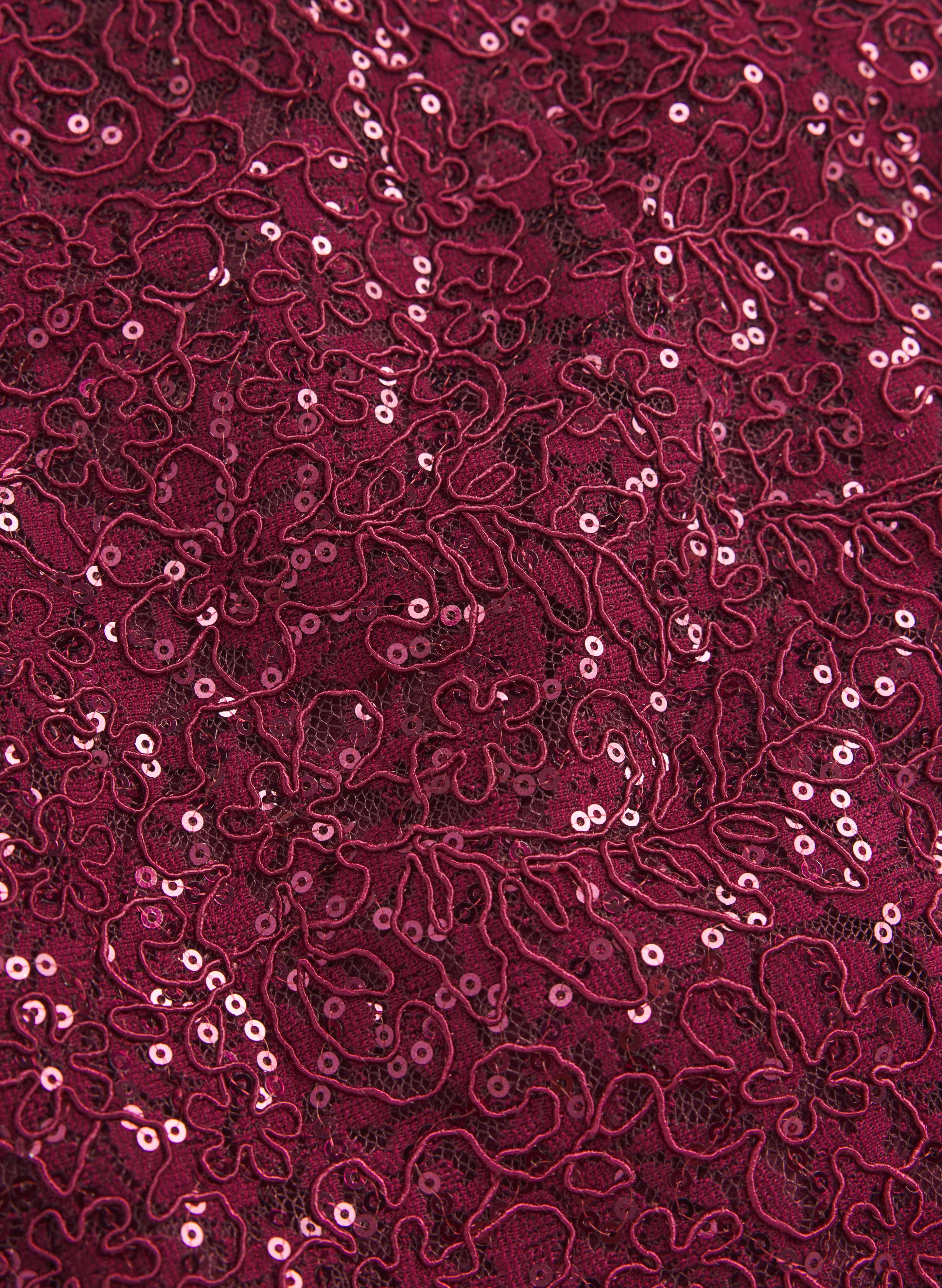 Sequin Fitted Dress - Image 6