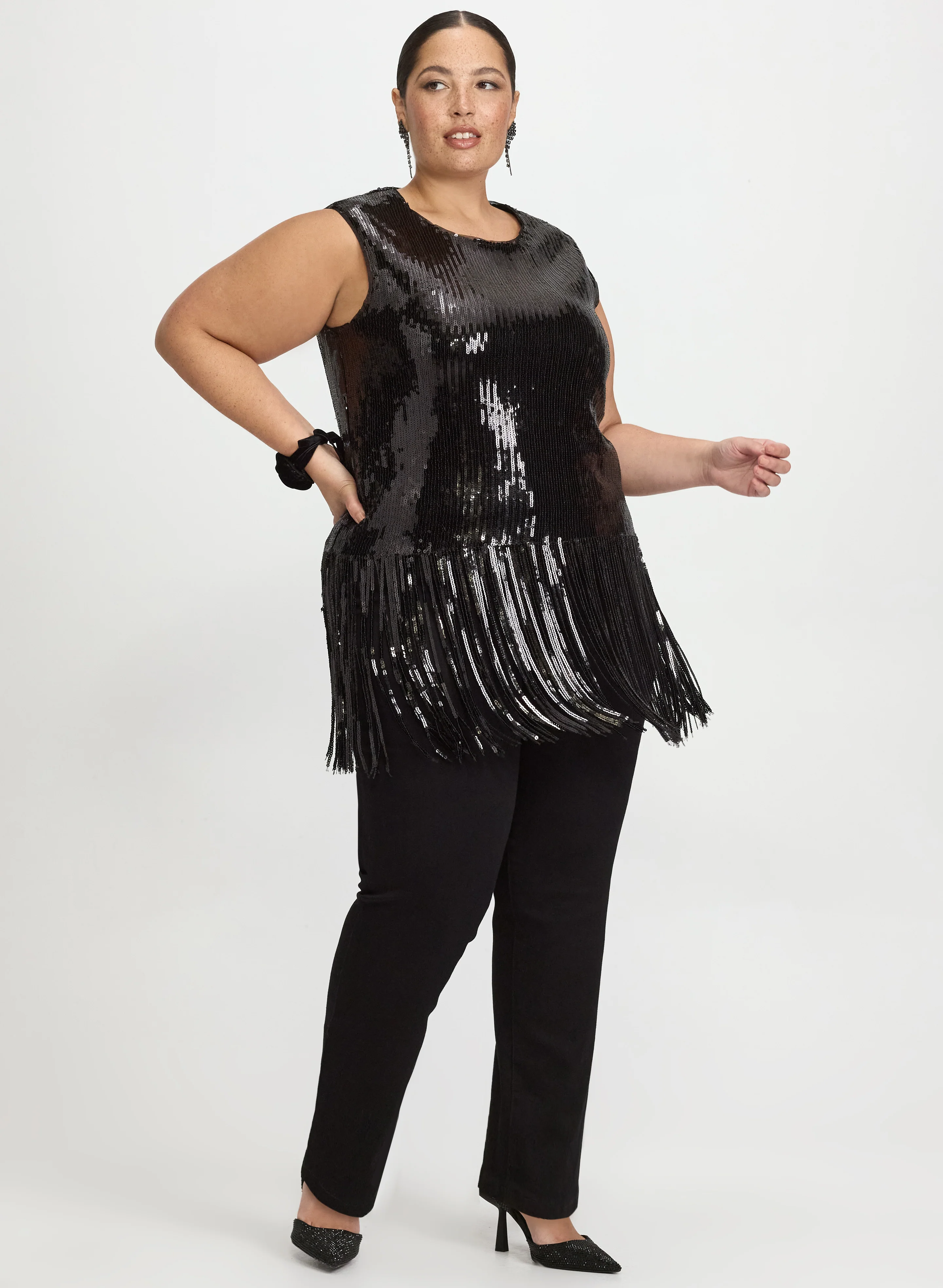 Sequin Fringe Top - Image 5
