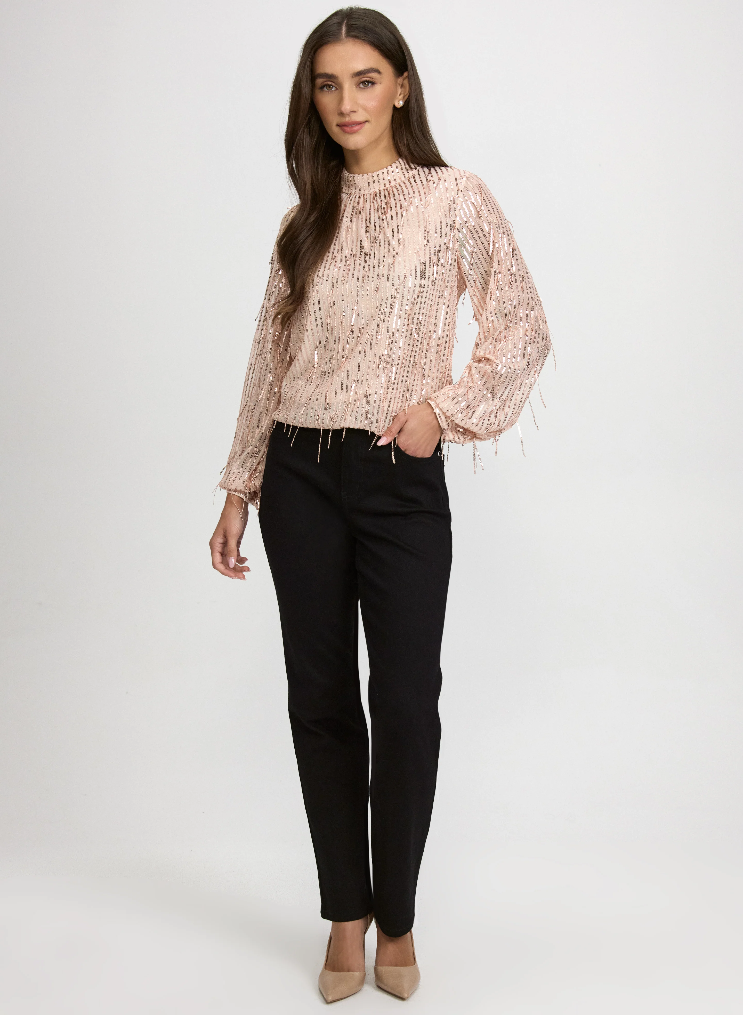 Sequin Fringe Top - Image 3