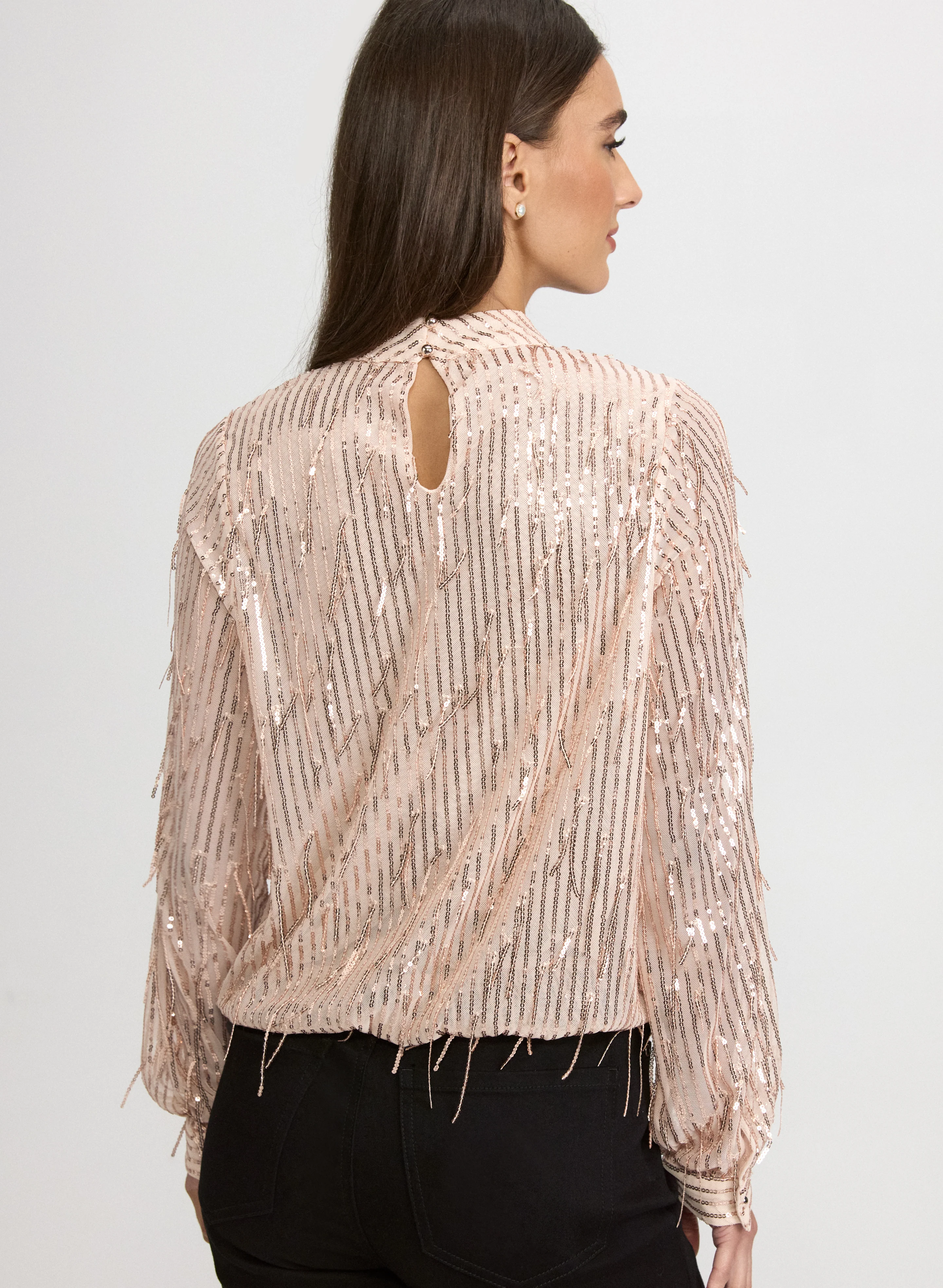 Sequin Fringe Top - Image 4