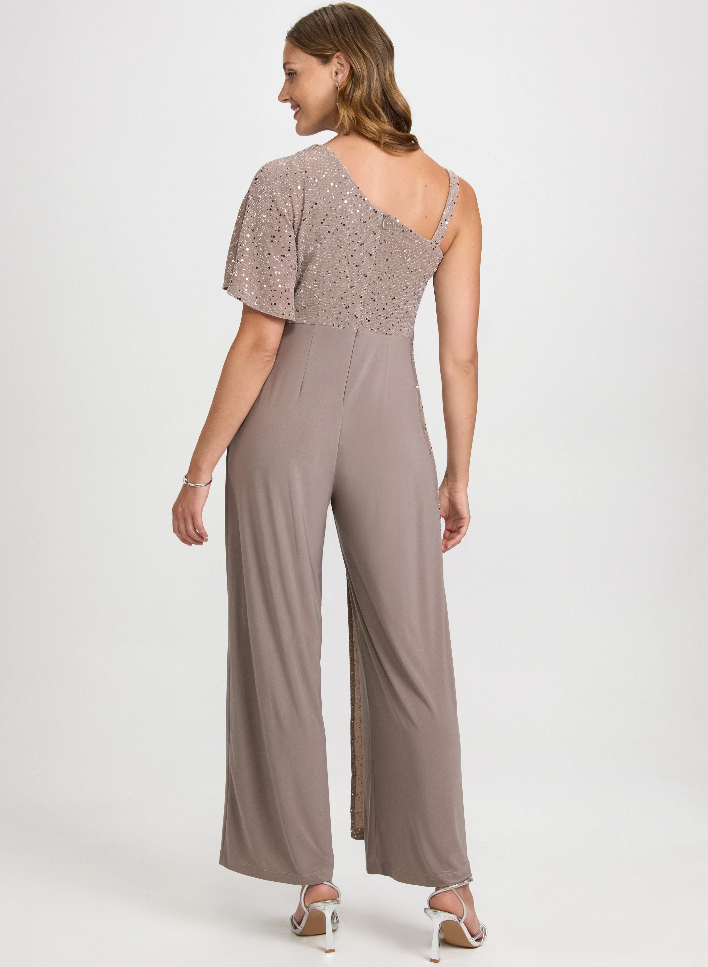 Sequin & Jersey Jumpsuit - Image 2