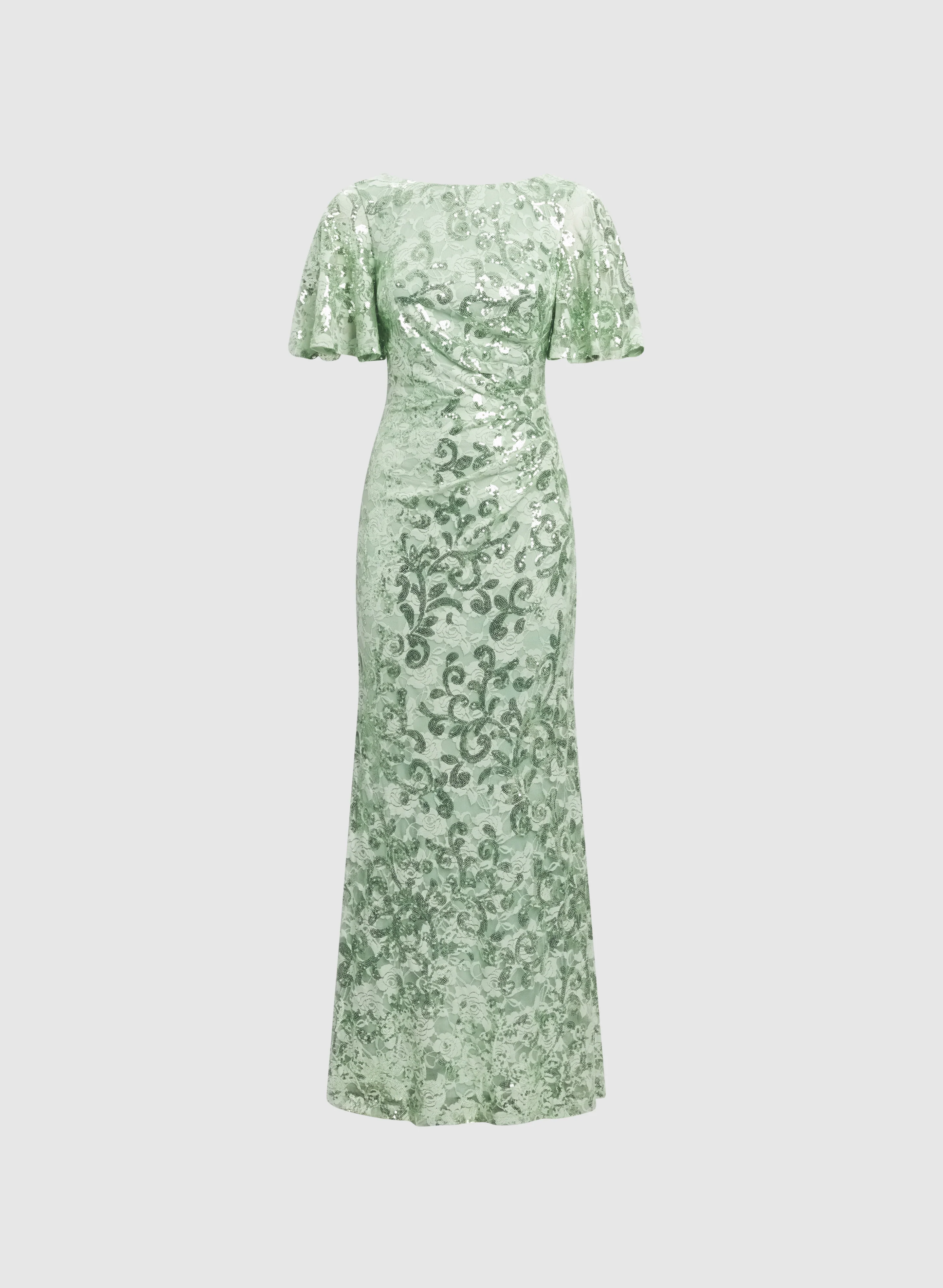 Sequin & Lace Dress - Image 6