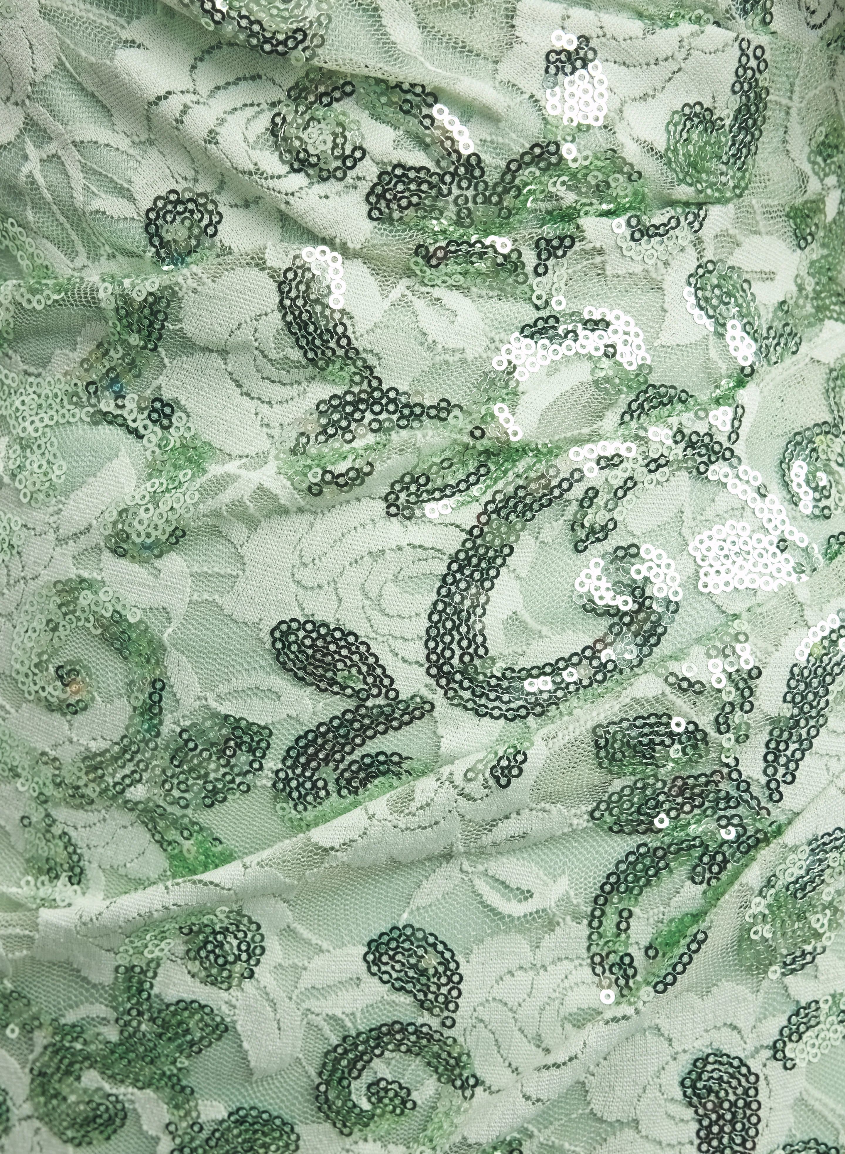 Sequin & Lace Dress - Image 7