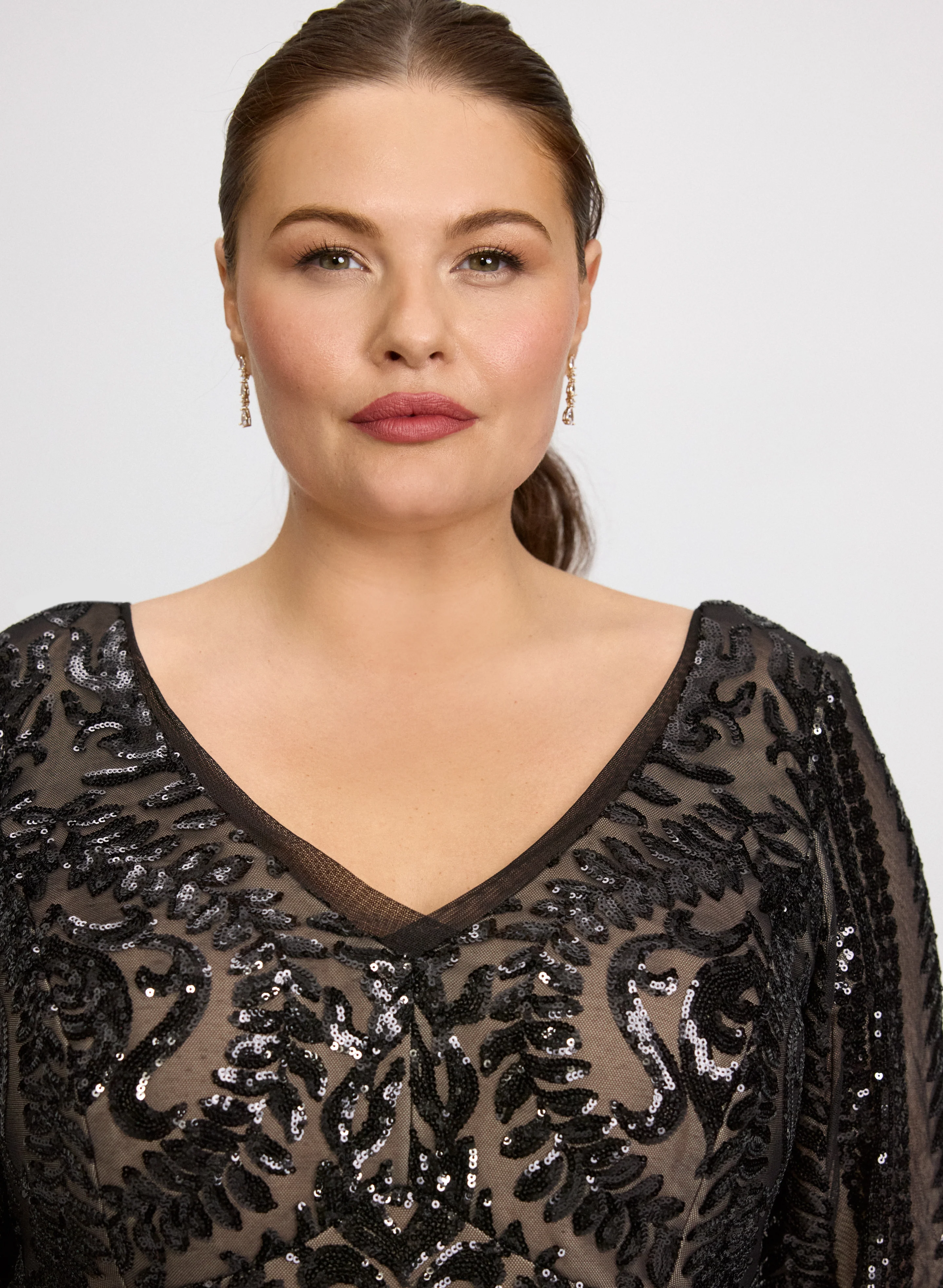 Sequin Mesh Dress - Image 5