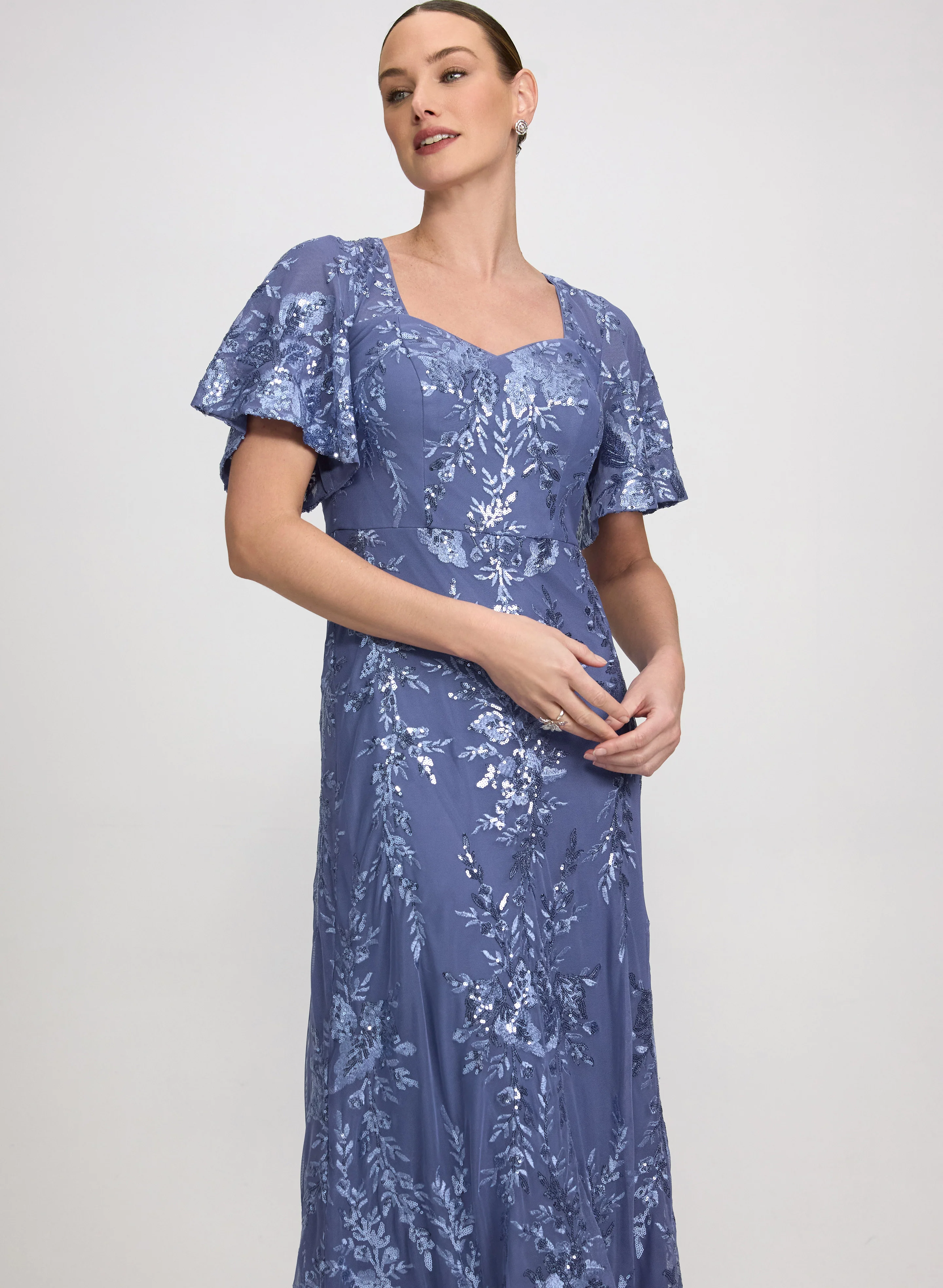 Sequin Mesh Dress - Image 5