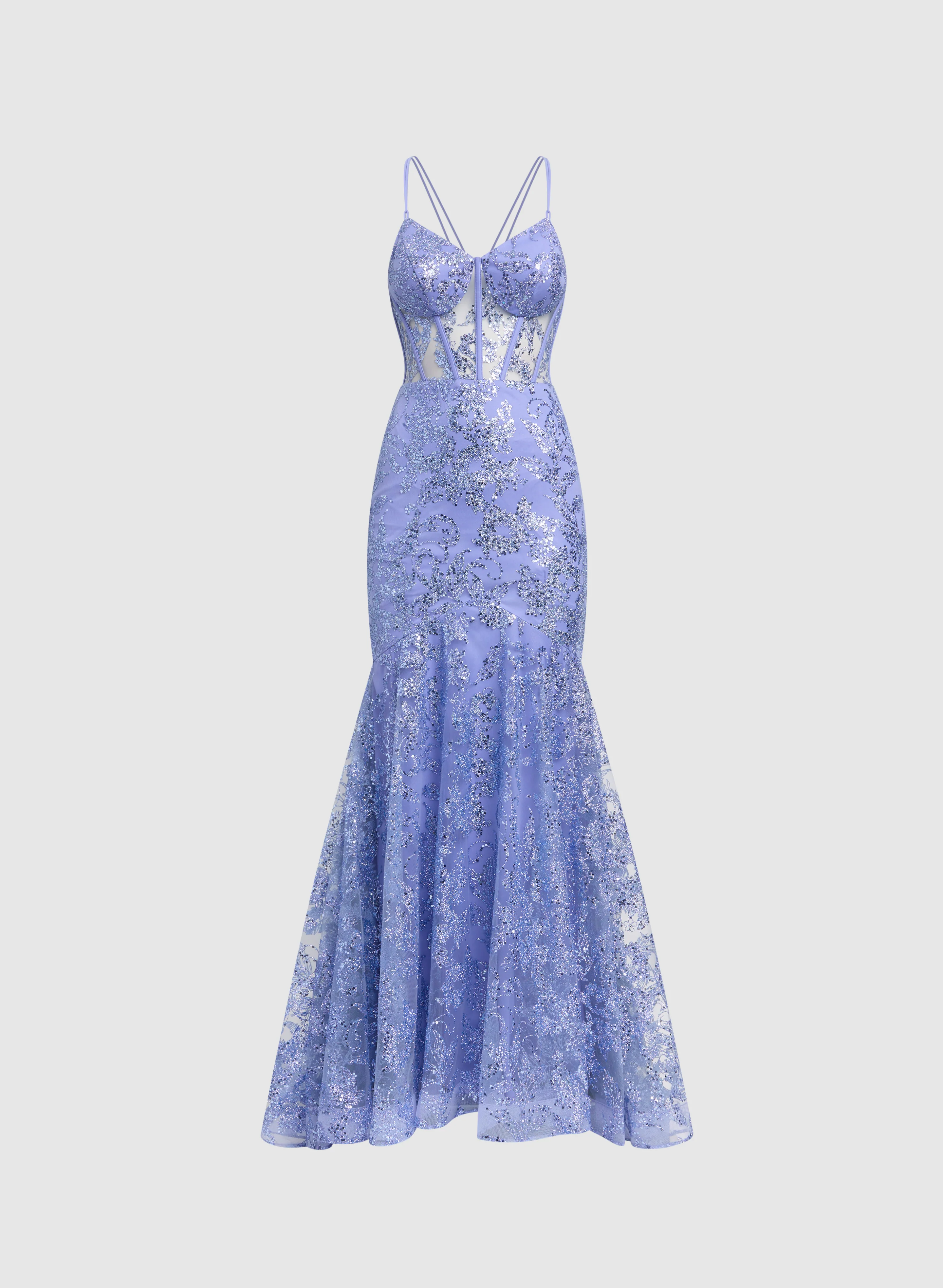 Sequin Mesh Dress - Image 5