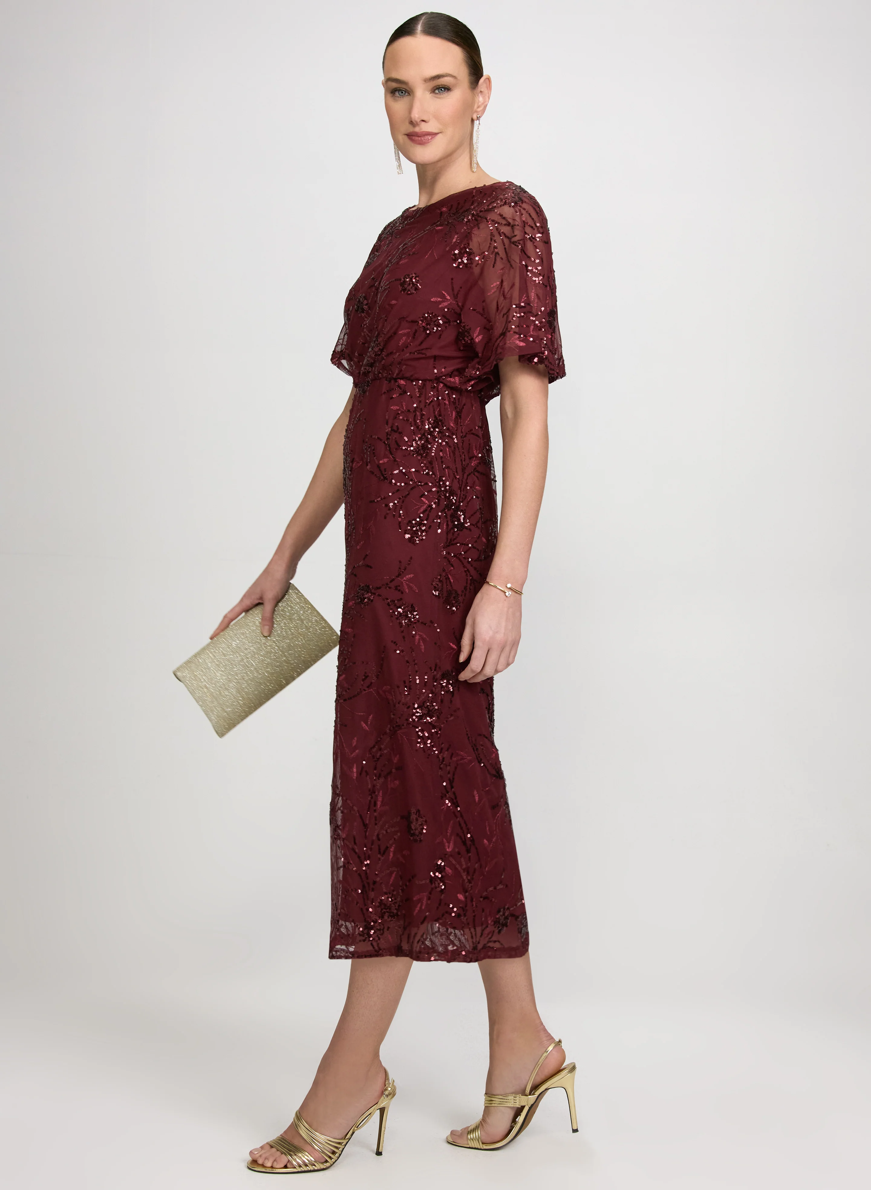 Sequin Midi Dress - Image 3