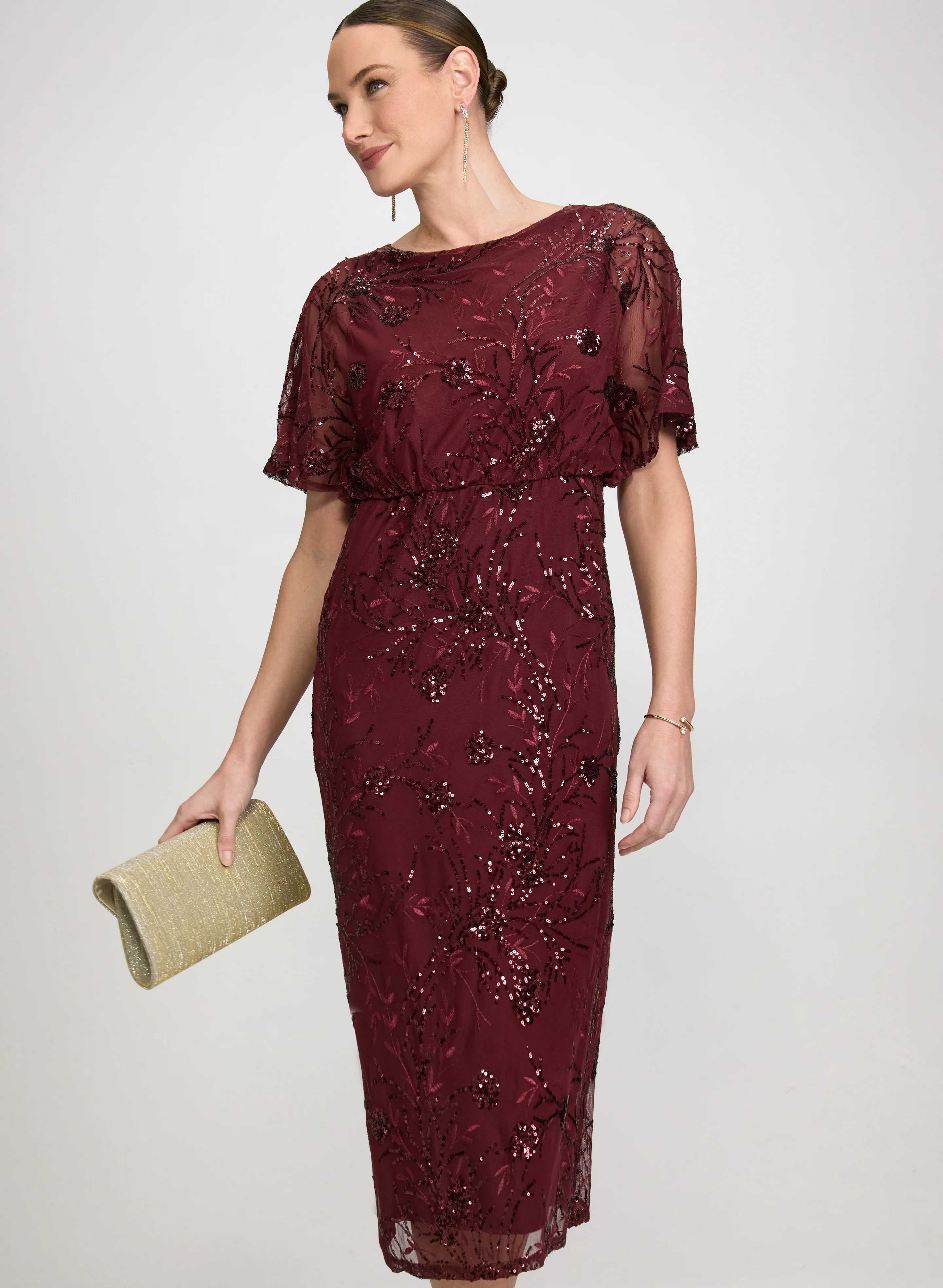 Sequin Midi Dress - Image 4