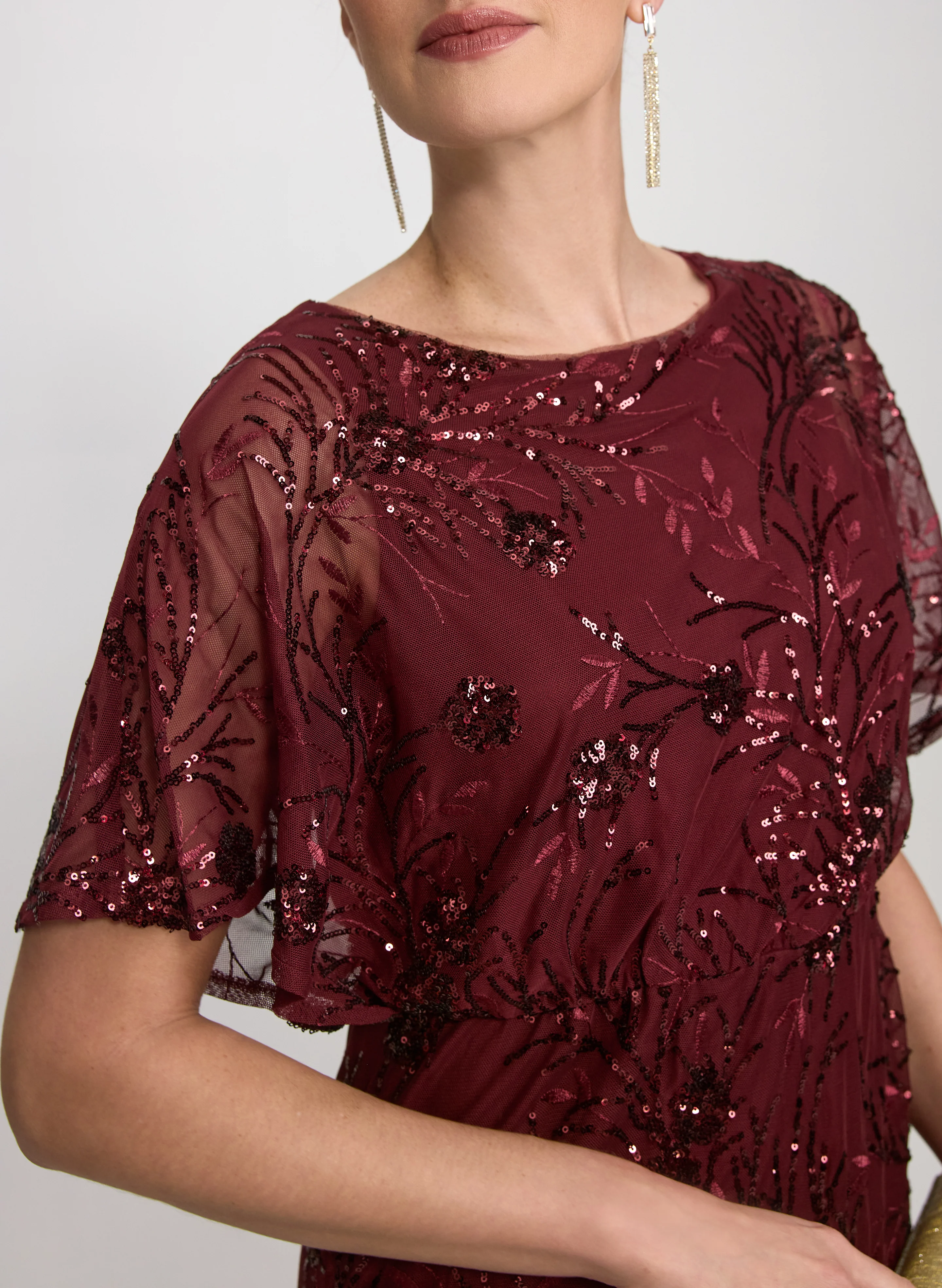 Sequin Midi Dress - Image 5