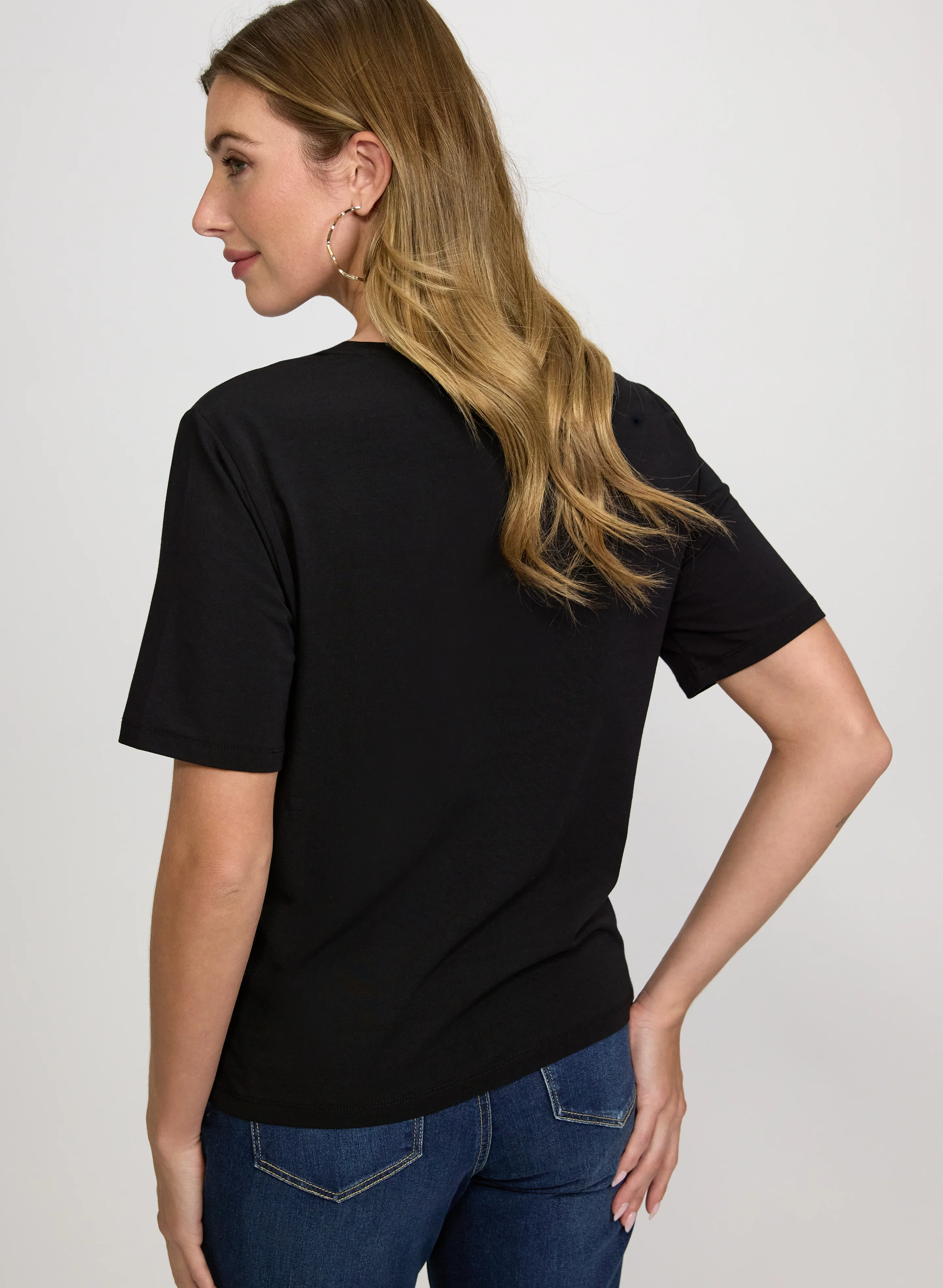 Sequin Stripe T-Shirt - Image 4