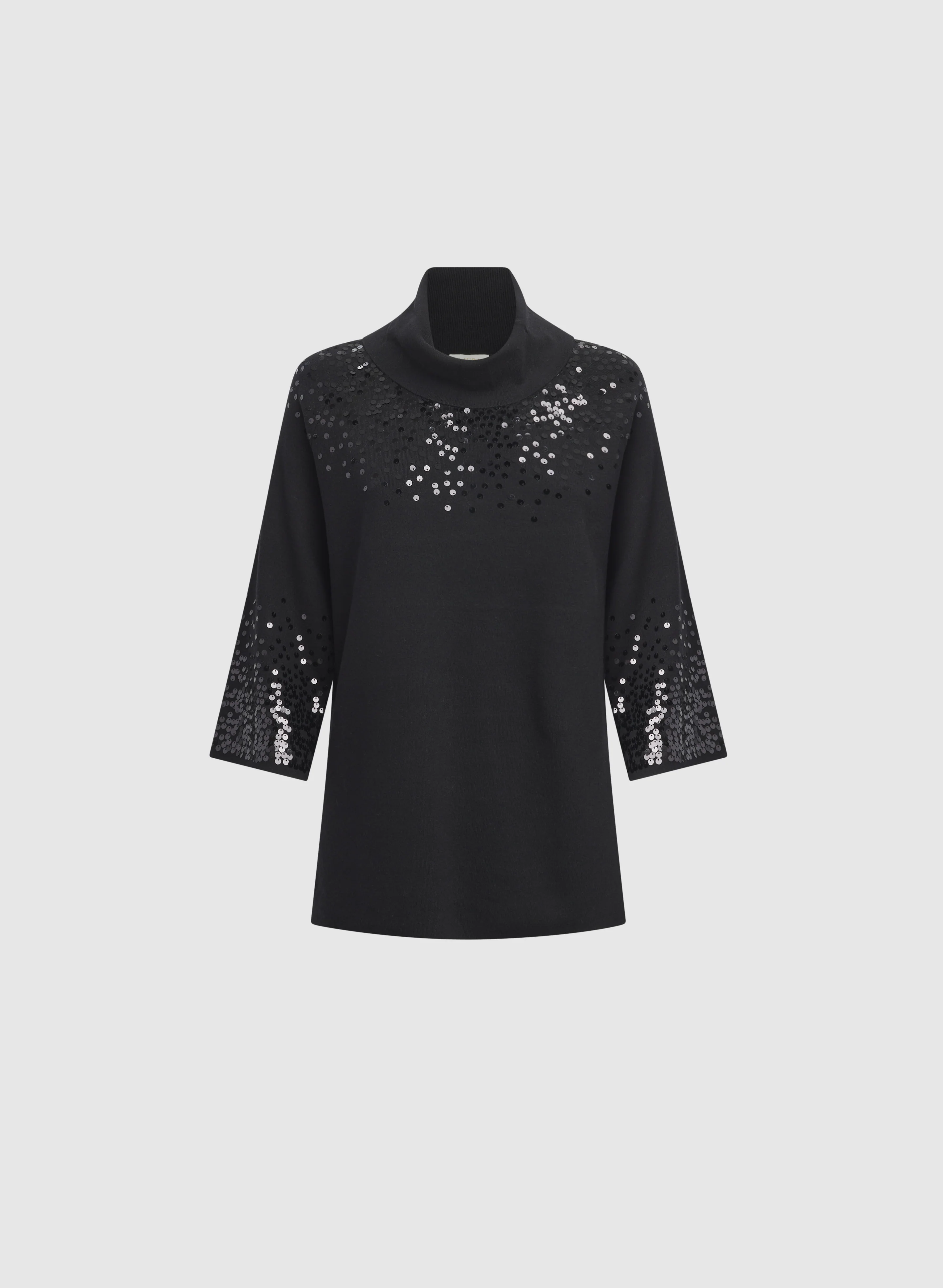 Sequined Cowl Neck Sweater - Image 6