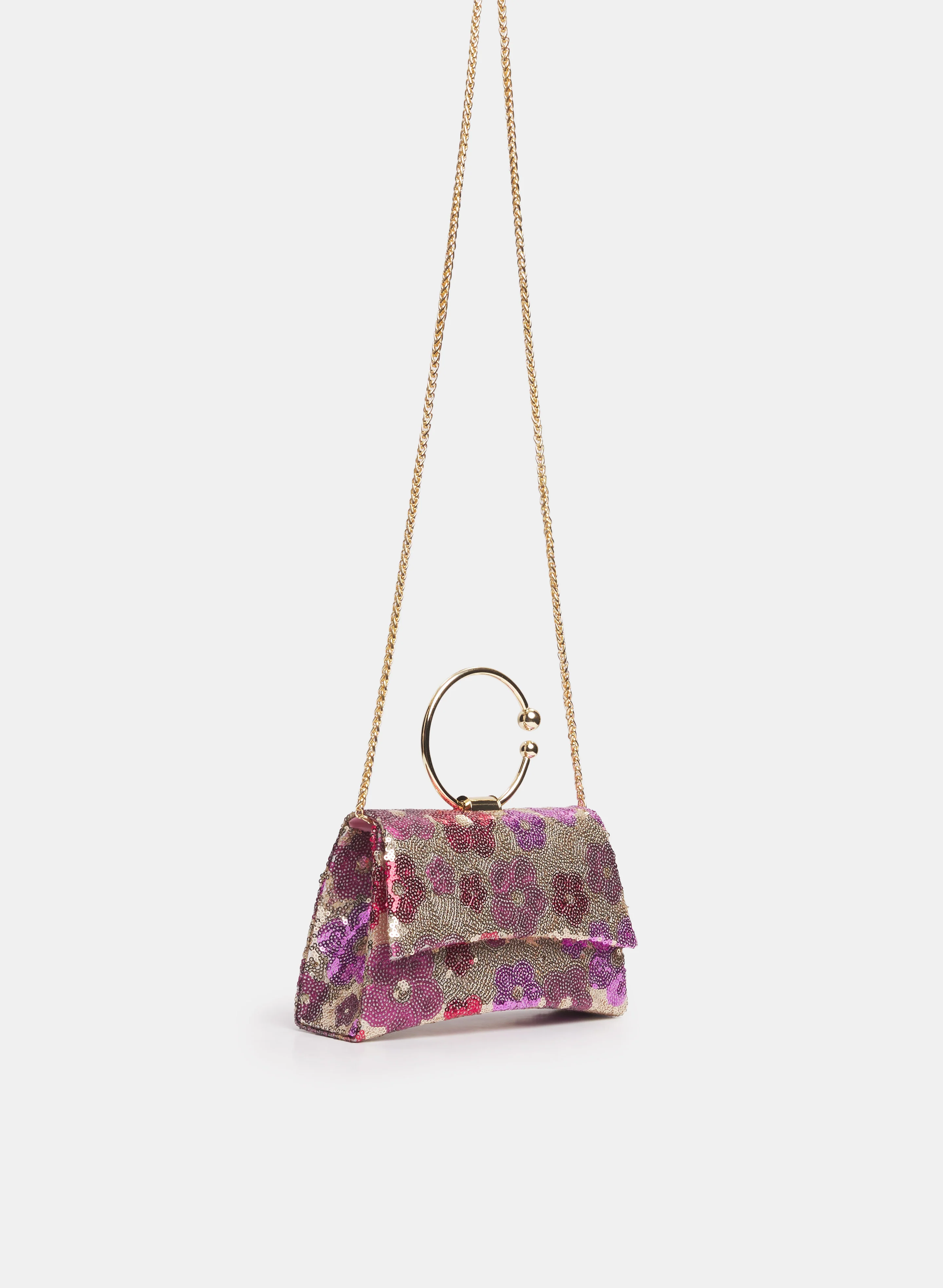 Sequined Open-Cuff Clutch - Image 3