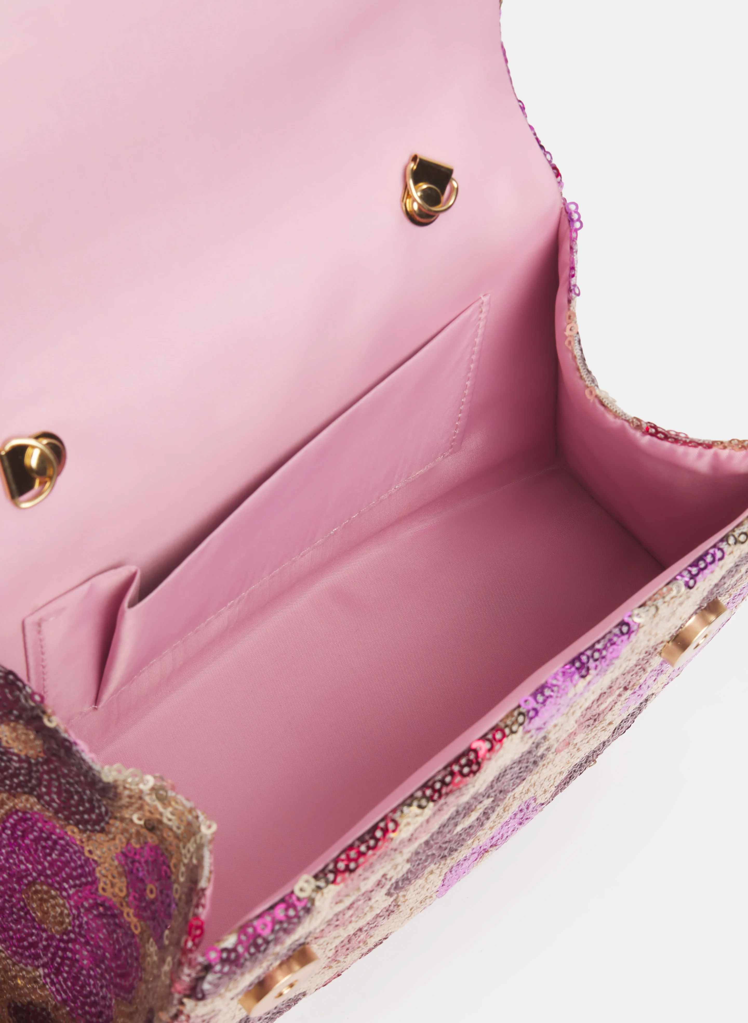 Sequined Open-Cuff Clutch - Image 4
