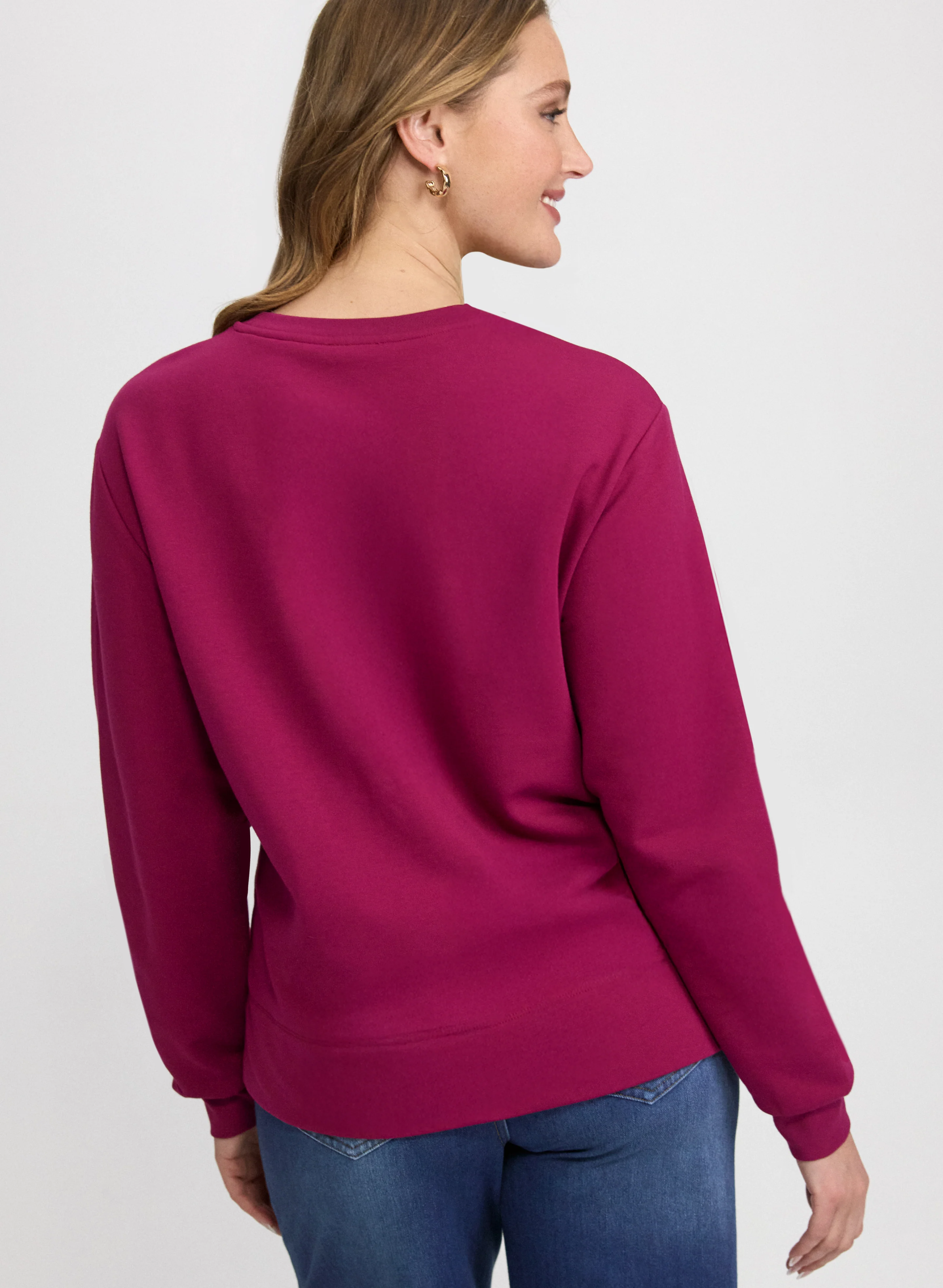Sequined Script Pullover - Image 4