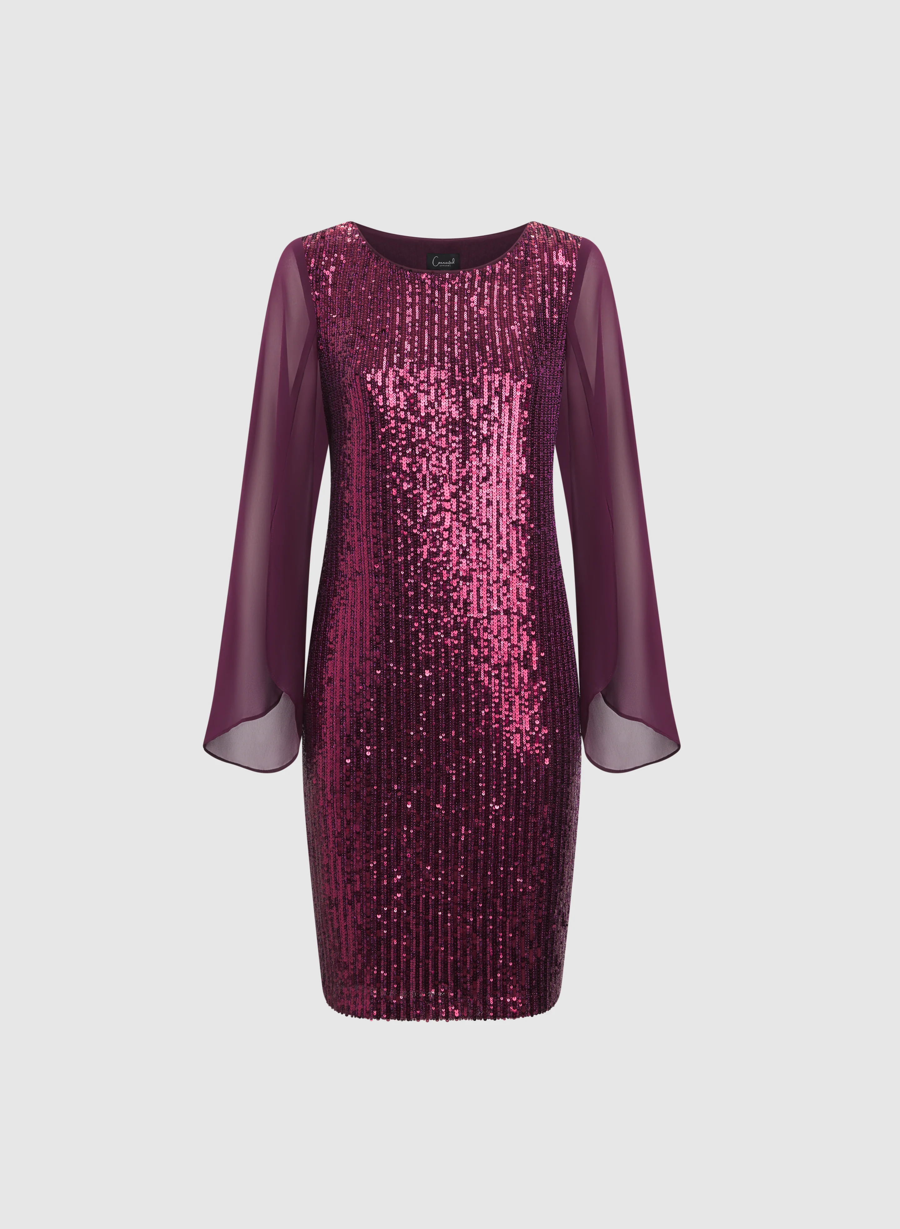 Sequined Split Sleeve Dress - Image 5
