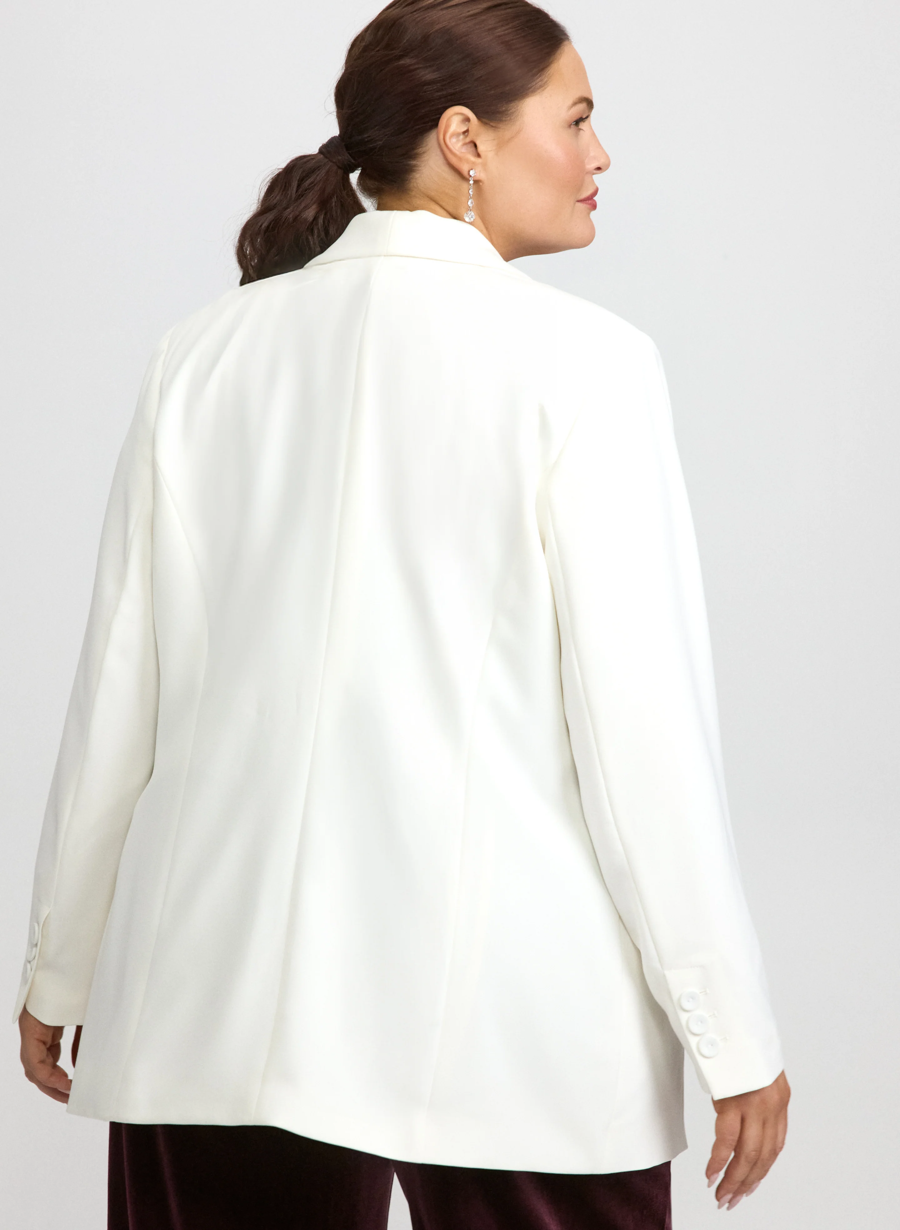 Shawl Collar Blazer - Image 4