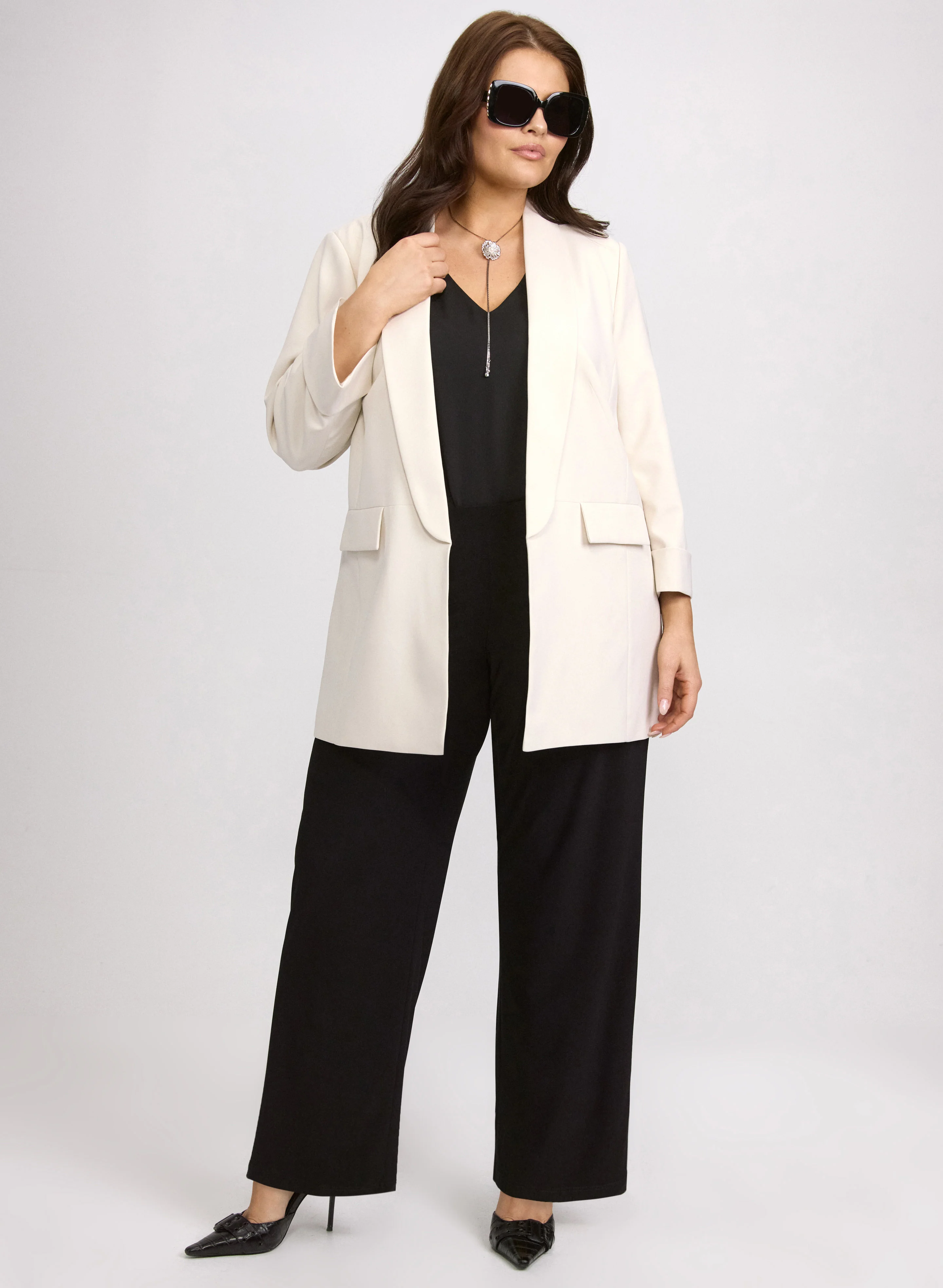 Shawl Collar Blazer - Image 3