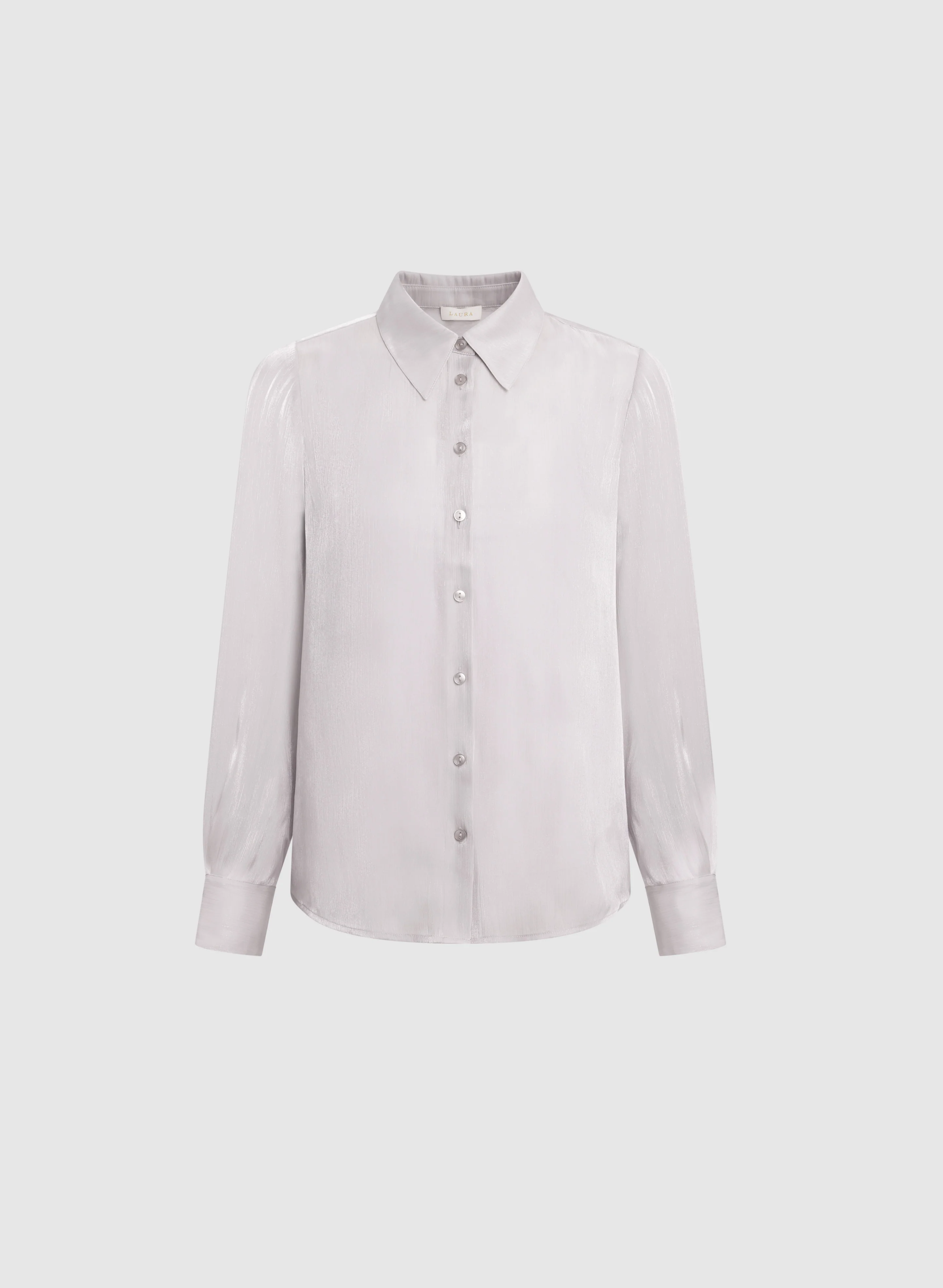 Sheer Button-Down Blouse - Image 6