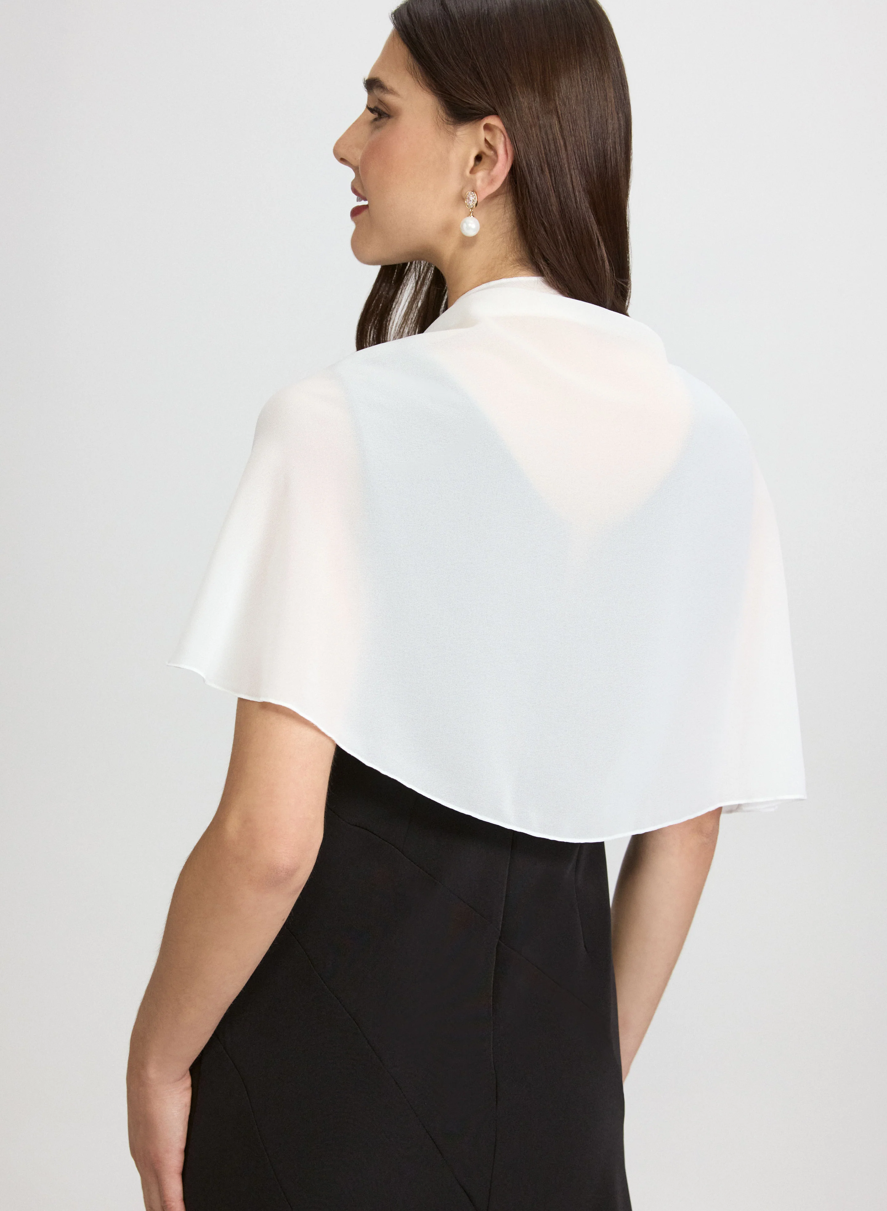 Sheer Chiffon Shawl - Image 2