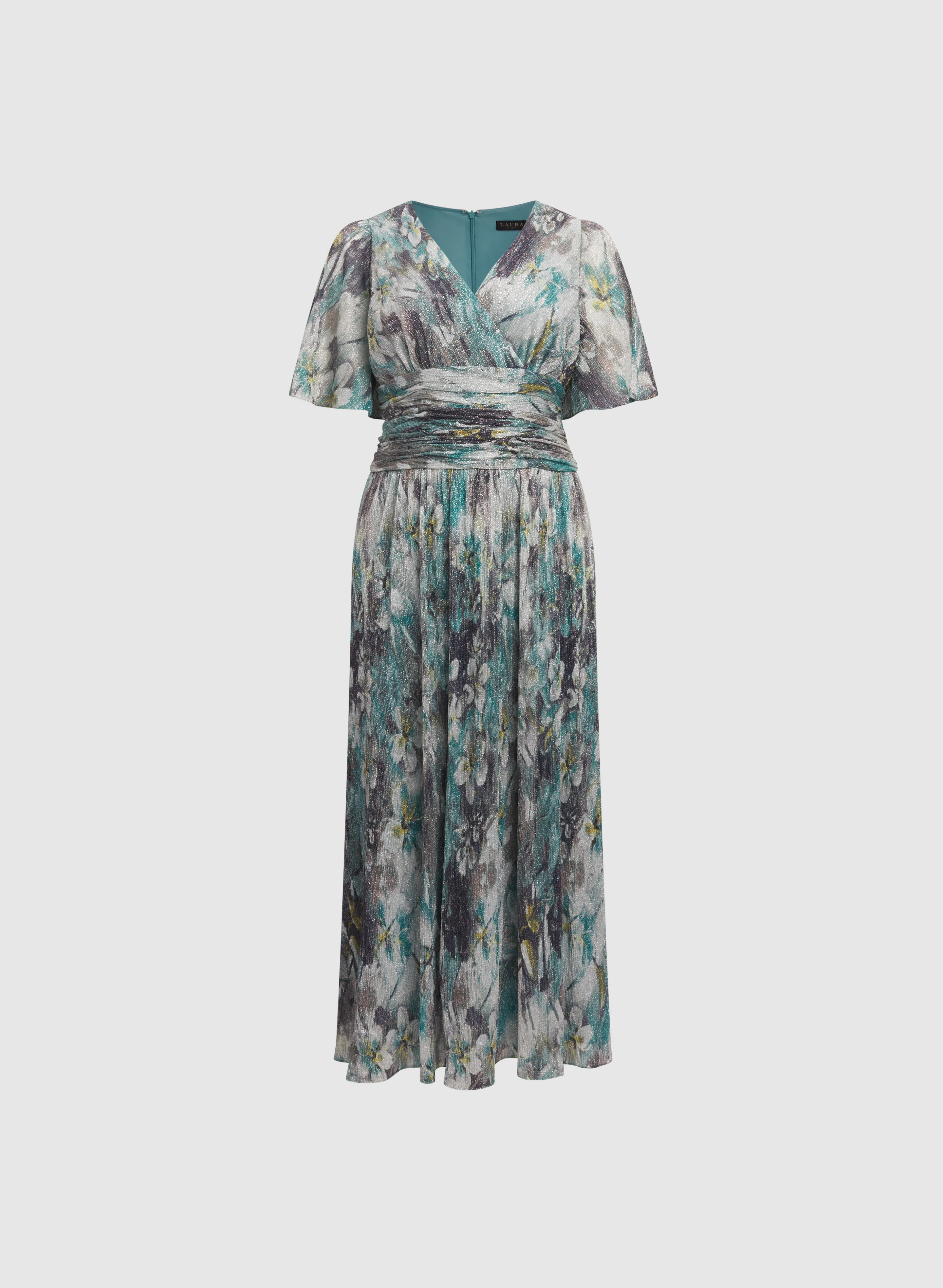 Shimmering Floral Dress - Image 6