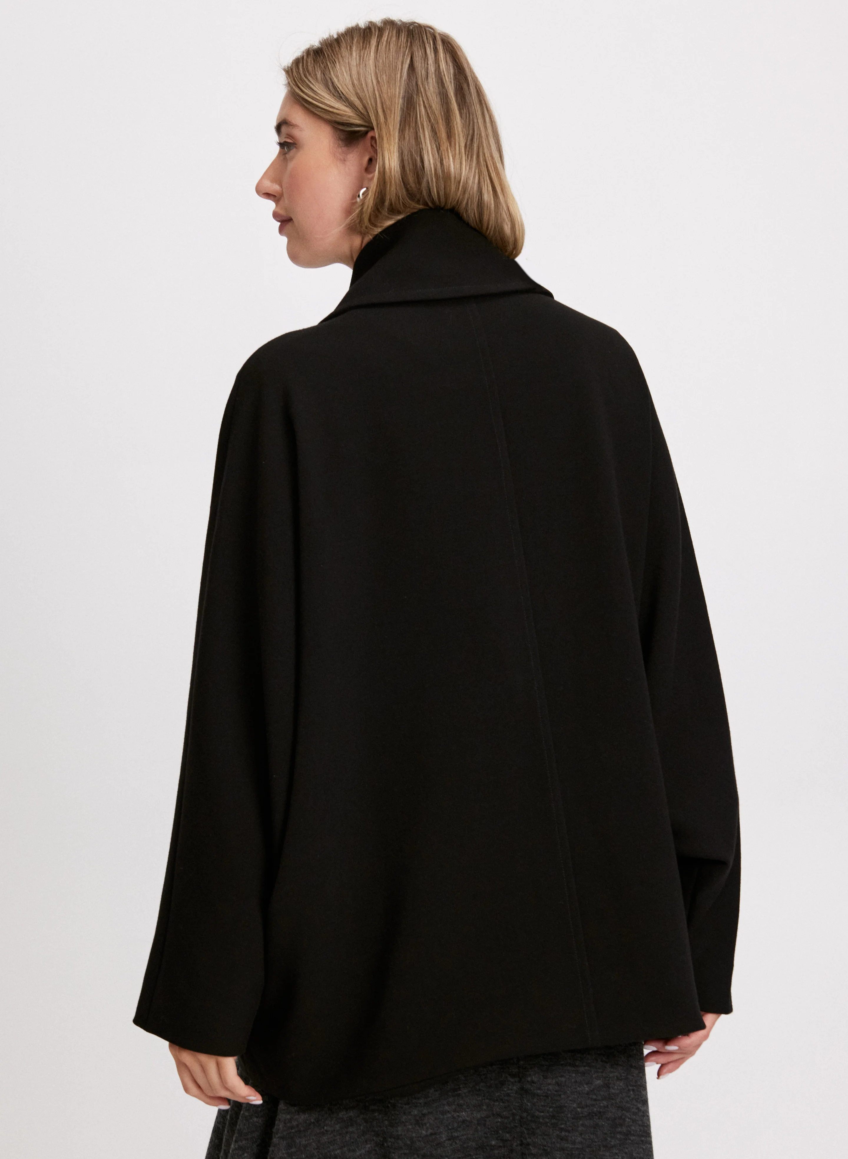 Short Button-Up Coat - Image 4