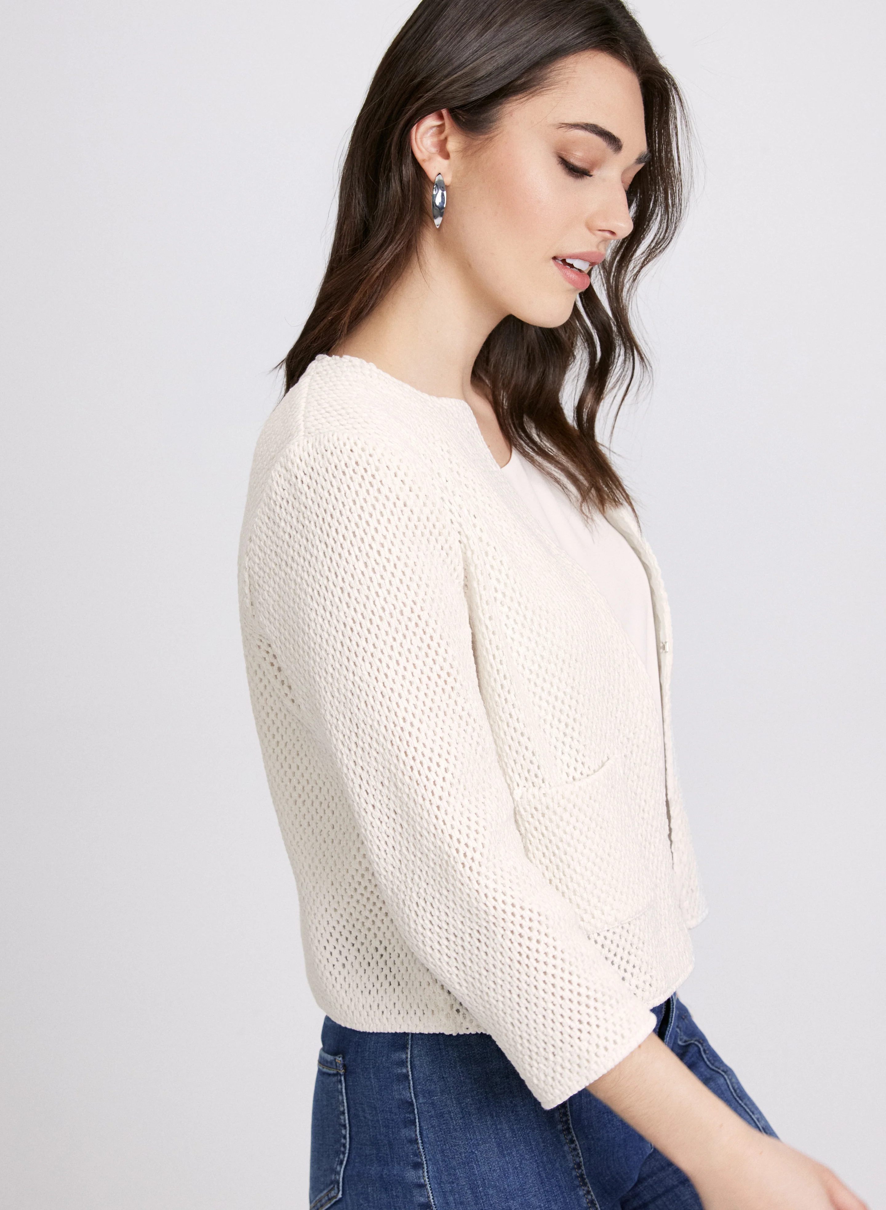 Short Crochet Jacket - Image 2
