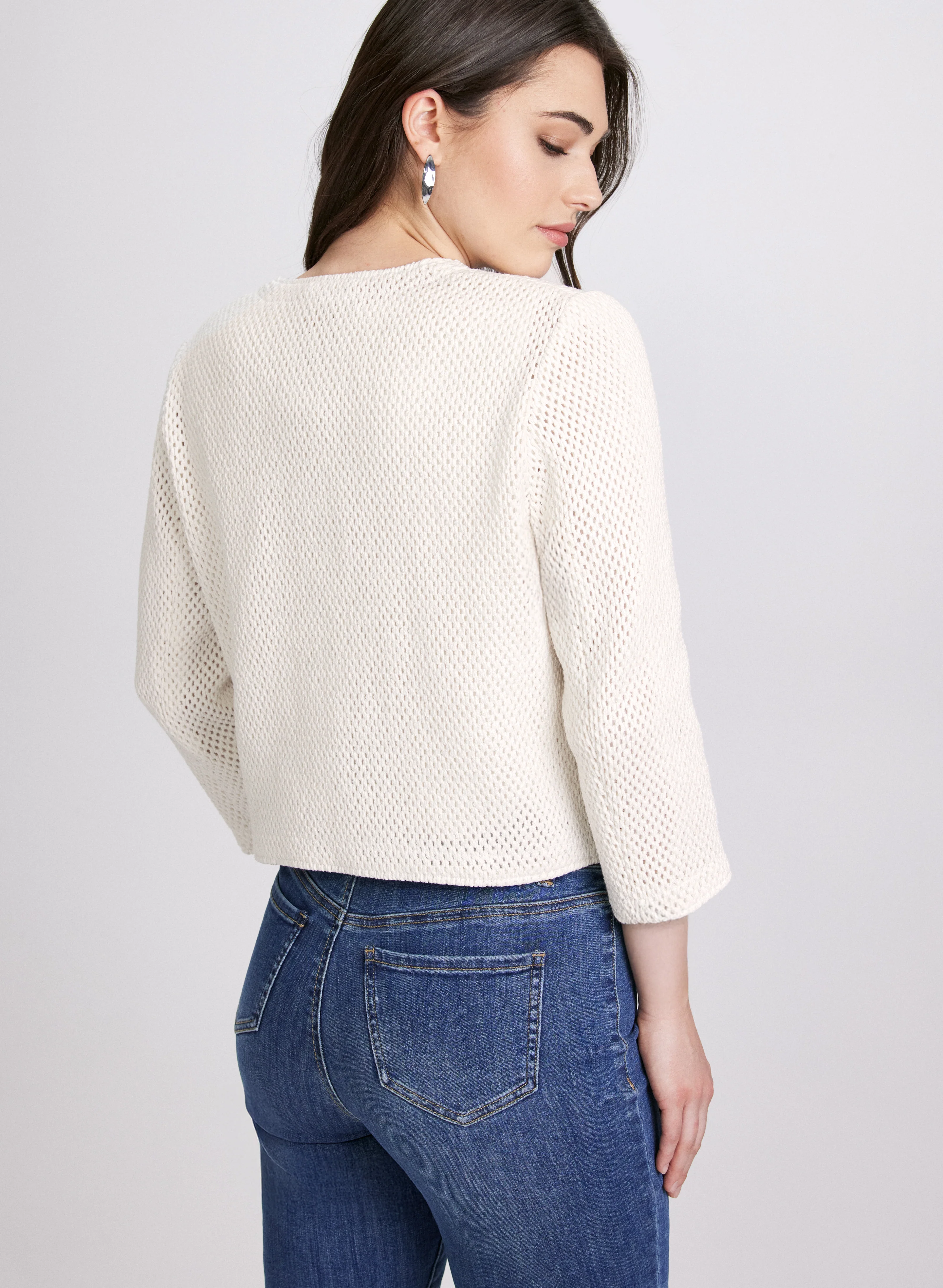 Short Crochet Jacket - Image 4