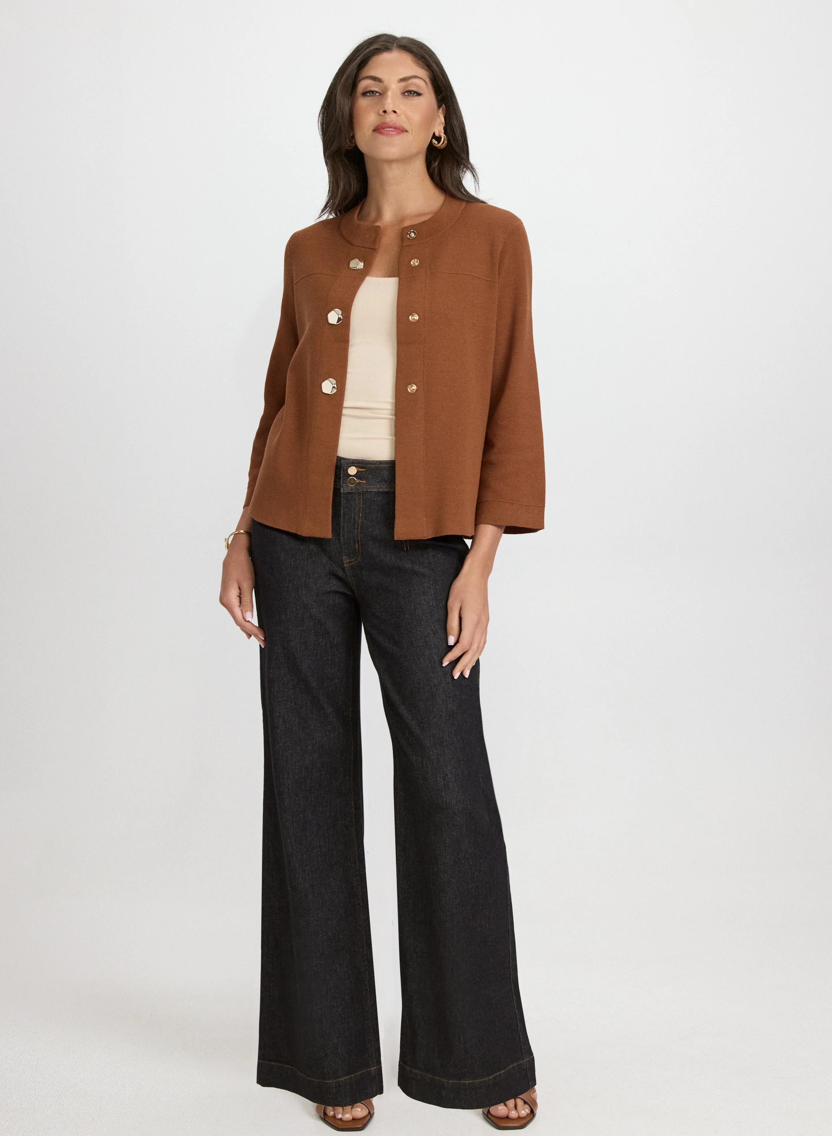 Short Knit Cardigan - Image 3