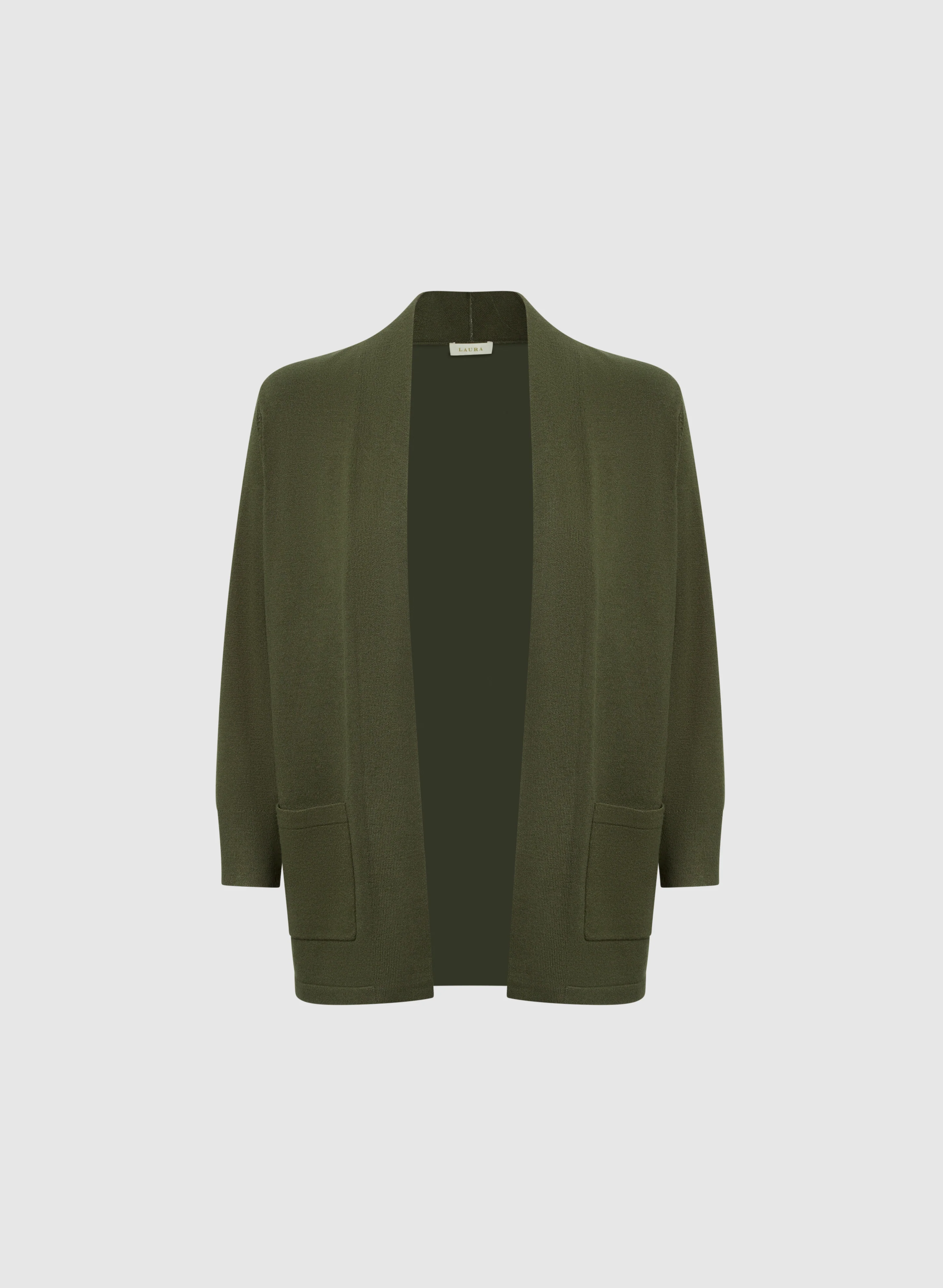 Short Open Front Cardigan - Image 6