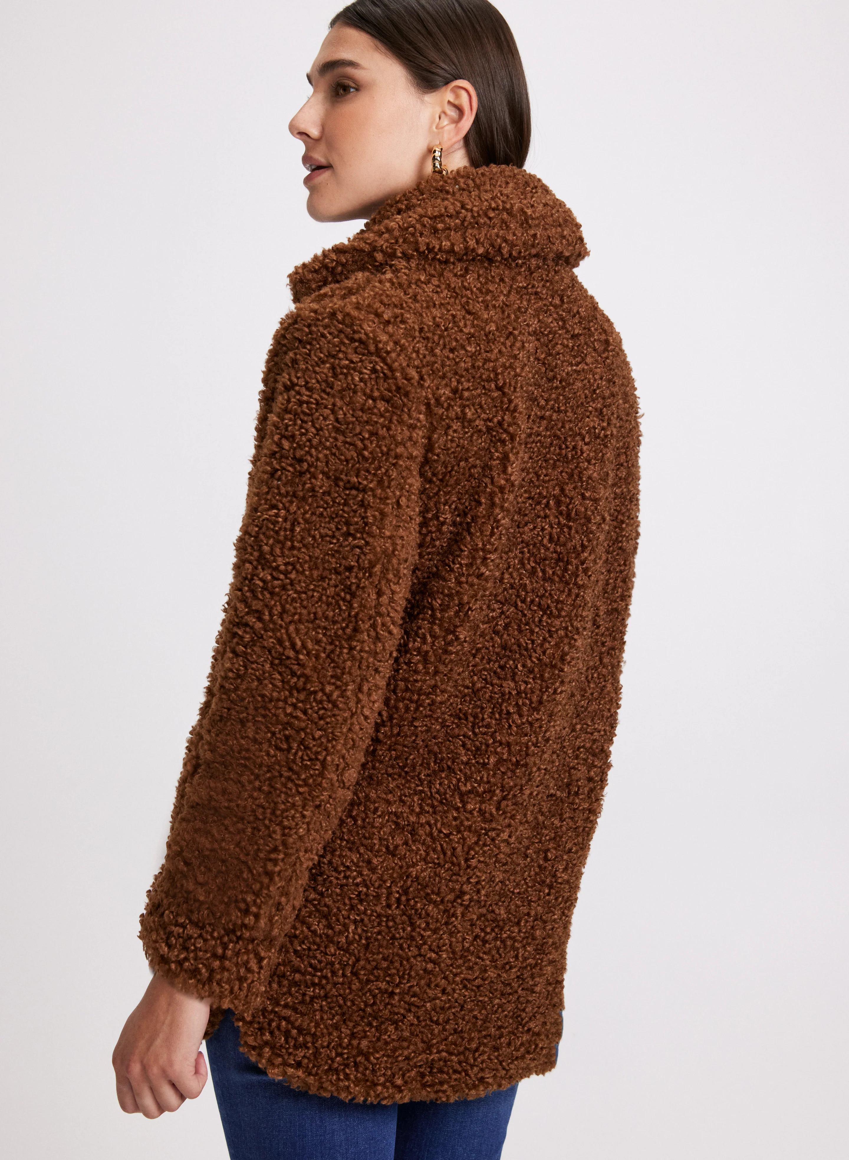 Short Shearling Coat - Image 4