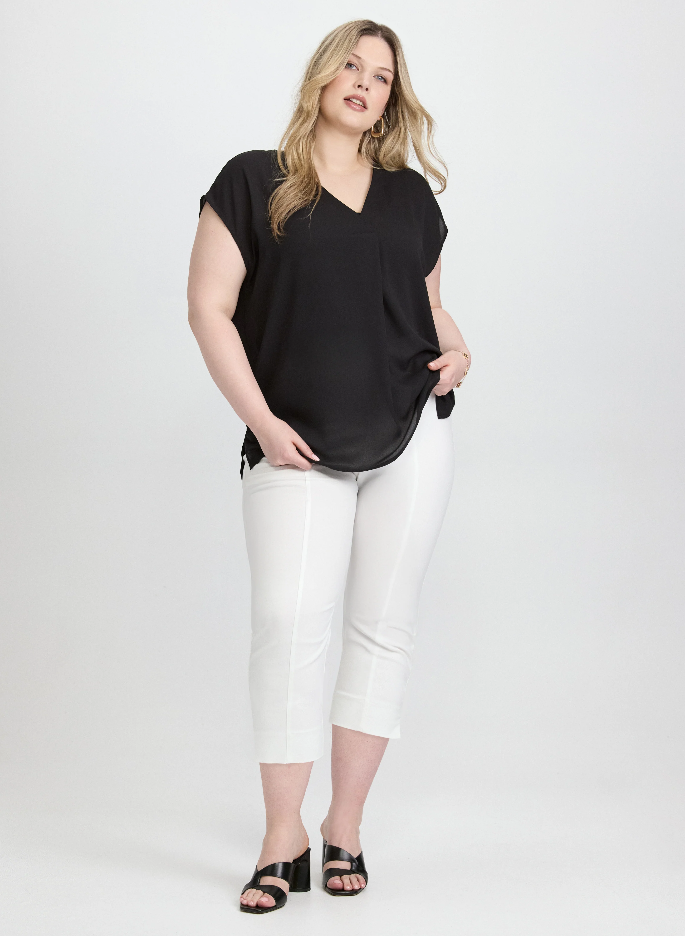 Short Sleeve Blouse - Image 3