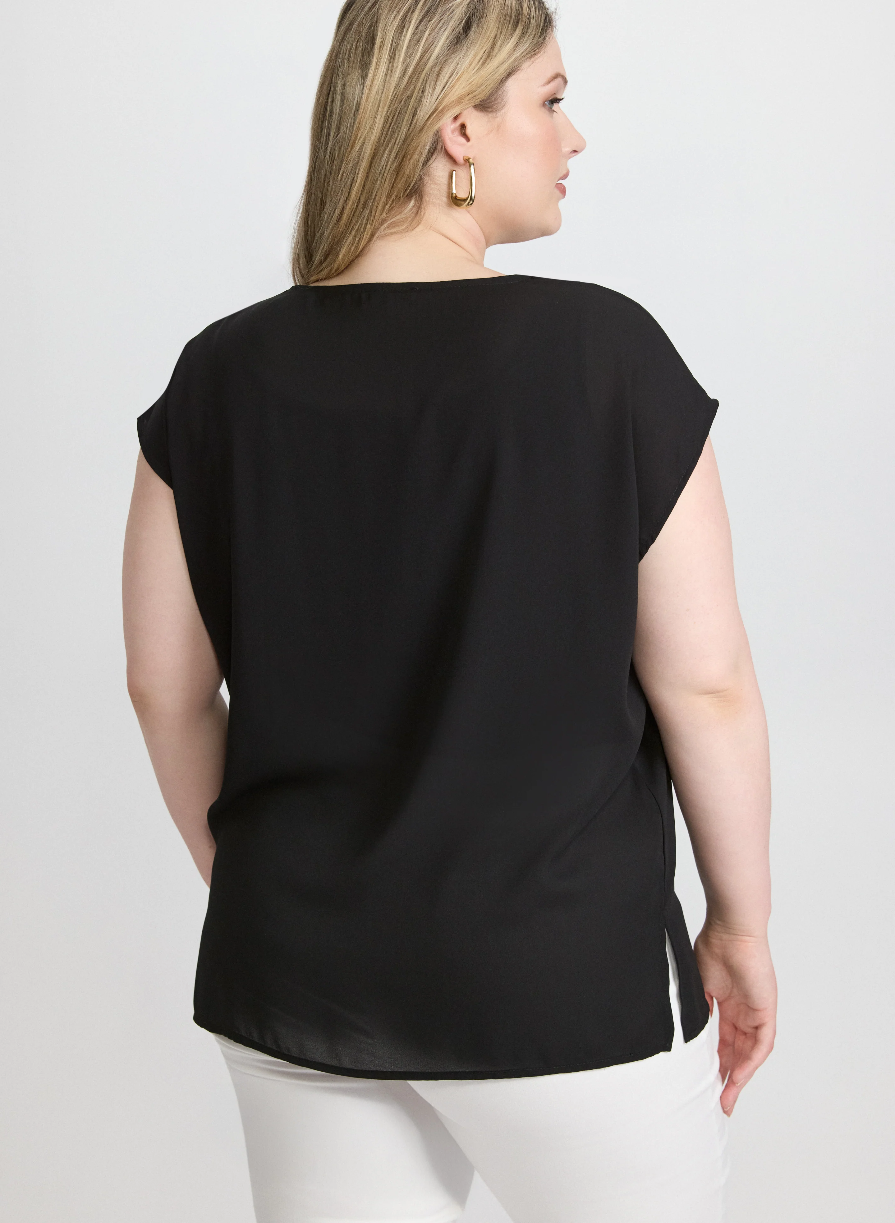 Short Sleeve Blouse - Image 4