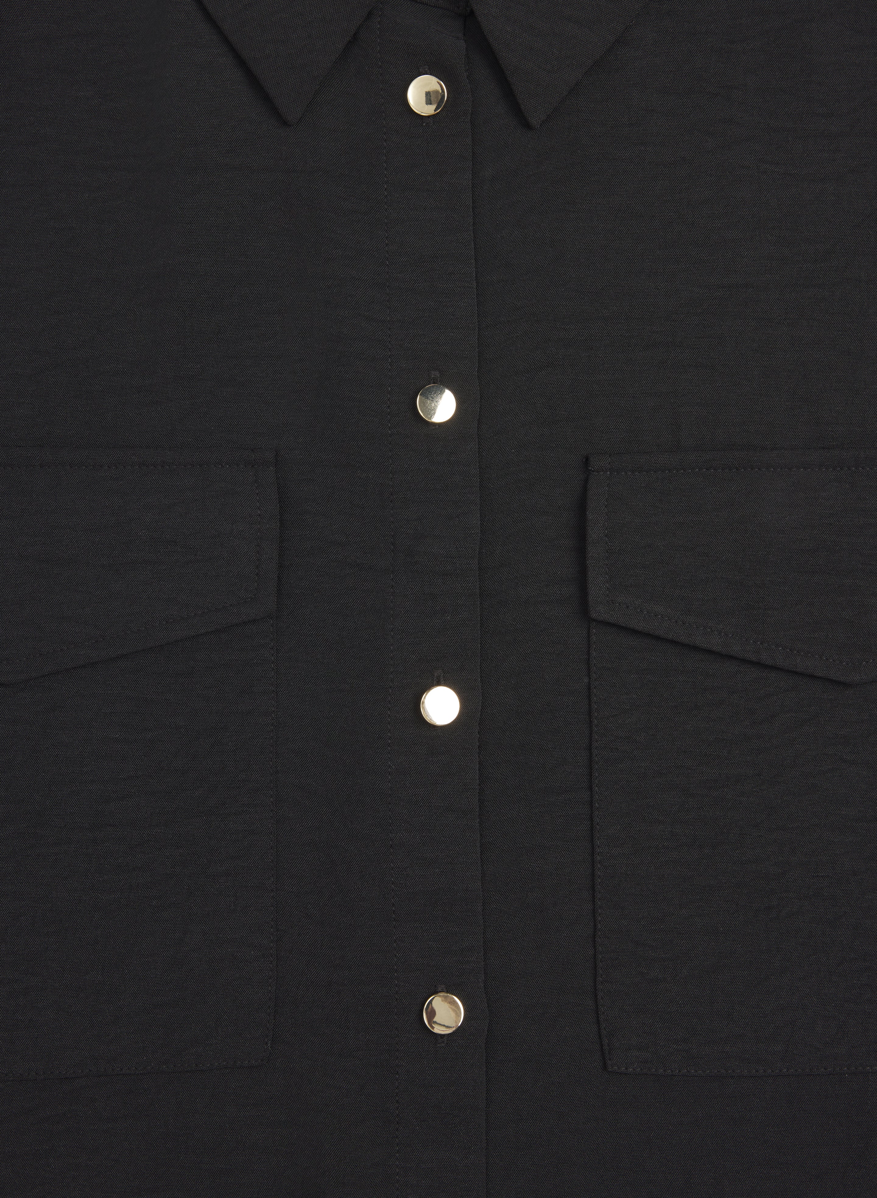 Short Sleeve Button-Down Blouse - Image 7