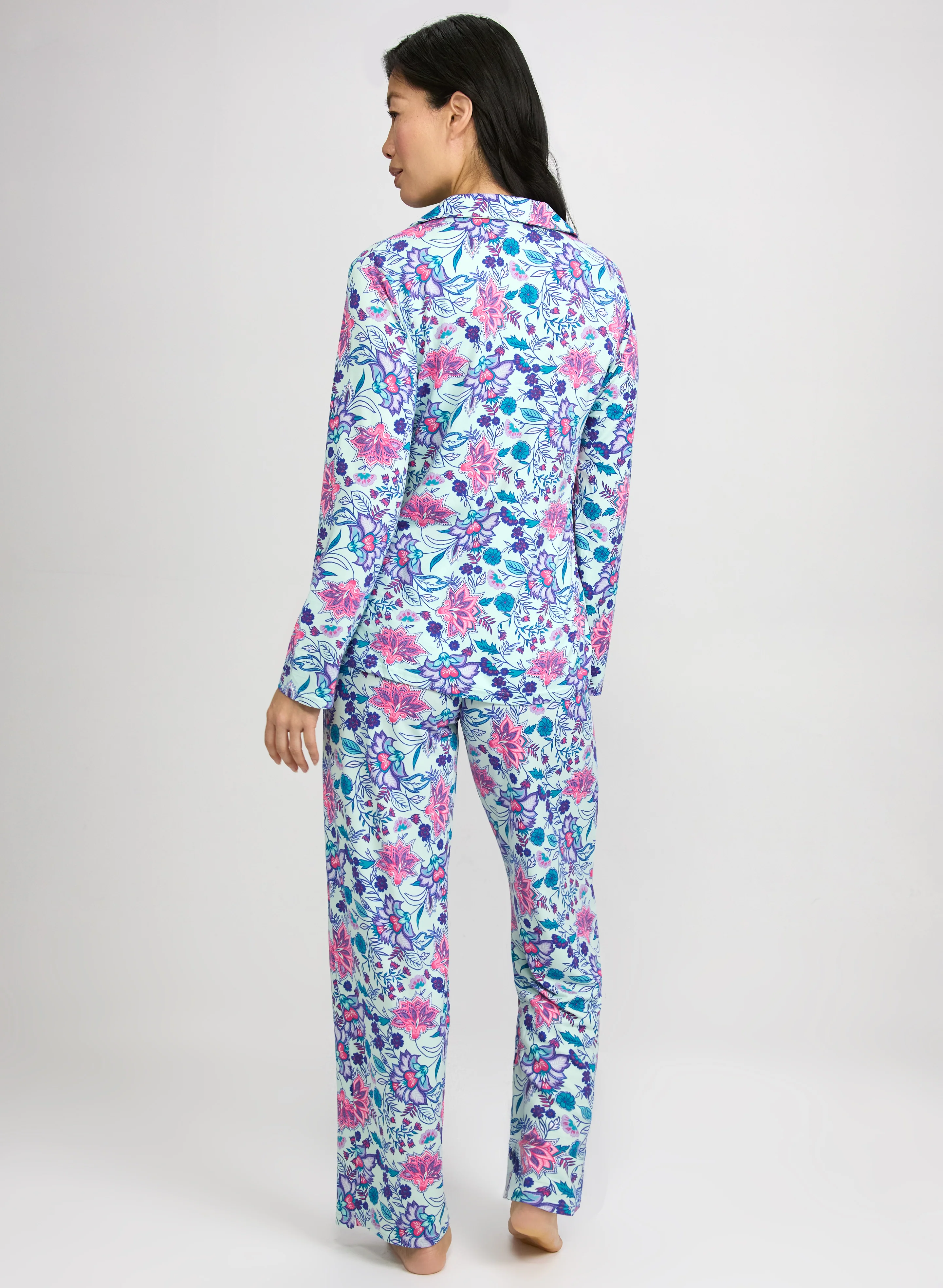 Simon Chang - Floral Print Pyjama Set - Image 4