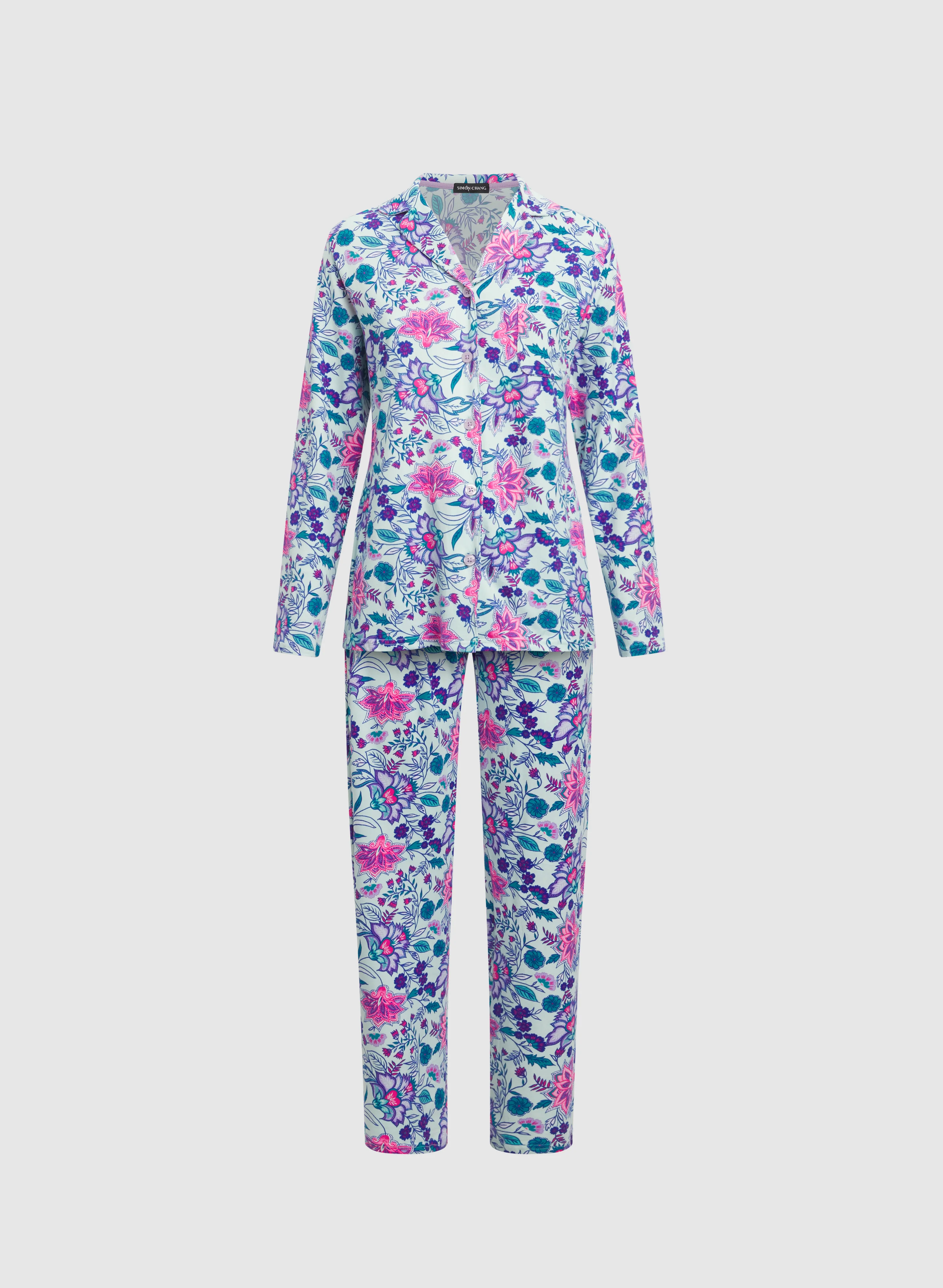 Simon Chang - Floral Print Pyjama Set - Image 6