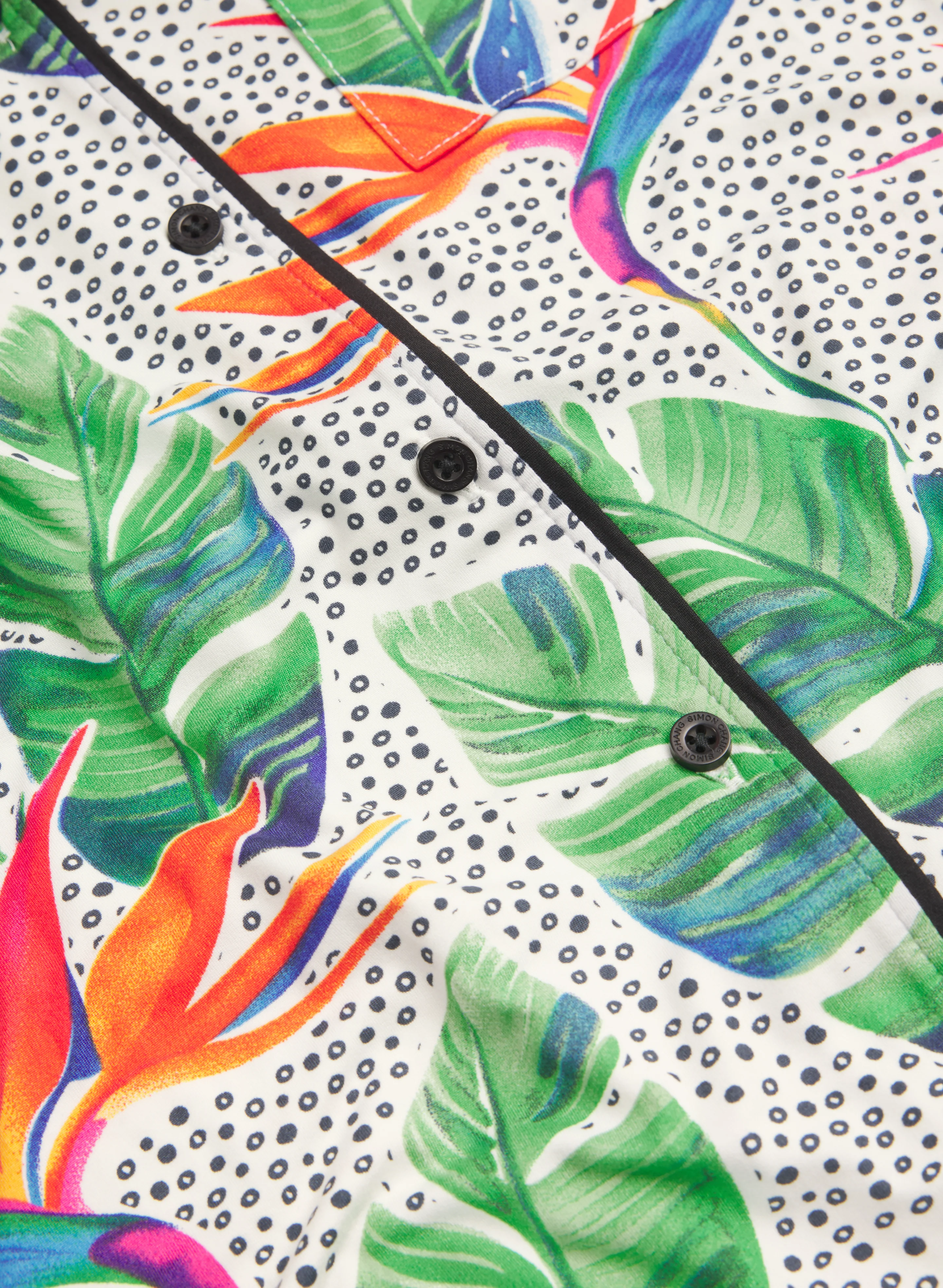 Simon Chang - Mixed Tropical Print Pyjama Set - Image 7