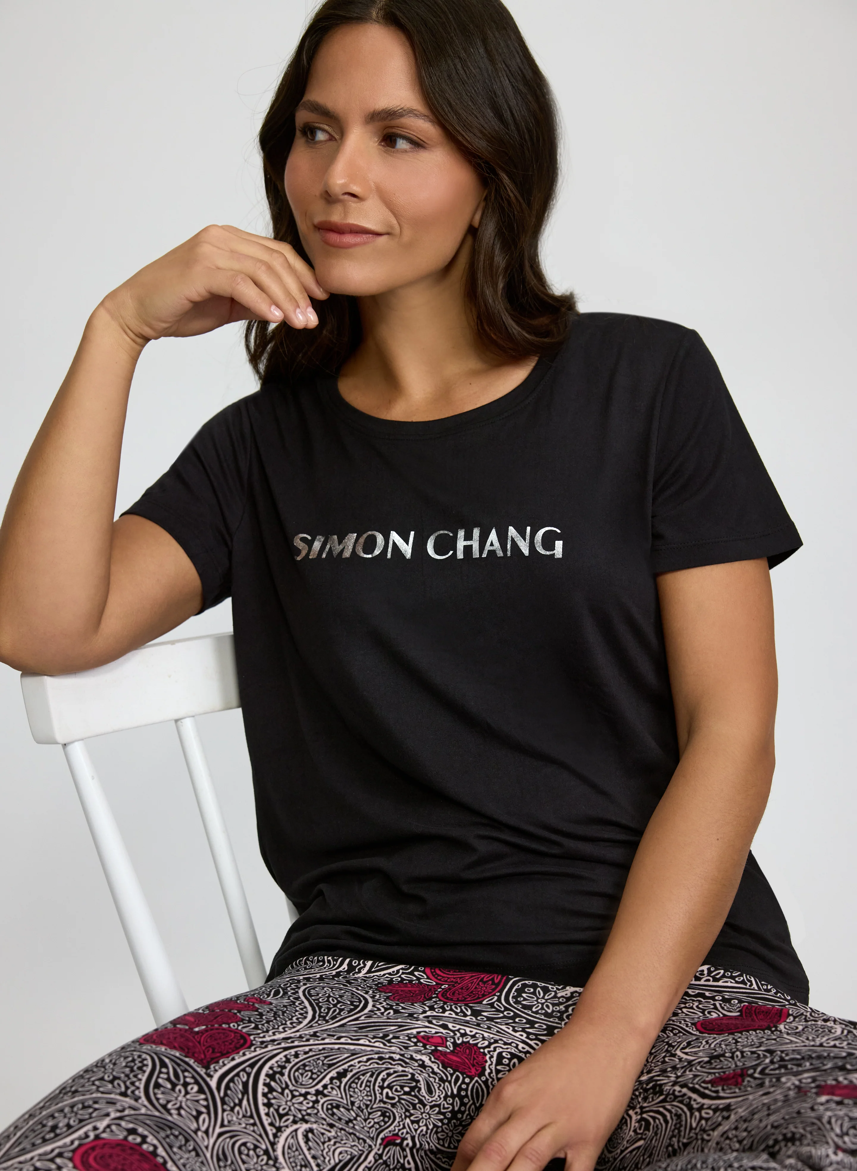 Simon Chang - Paisley Print Pyjama Set - Image 2