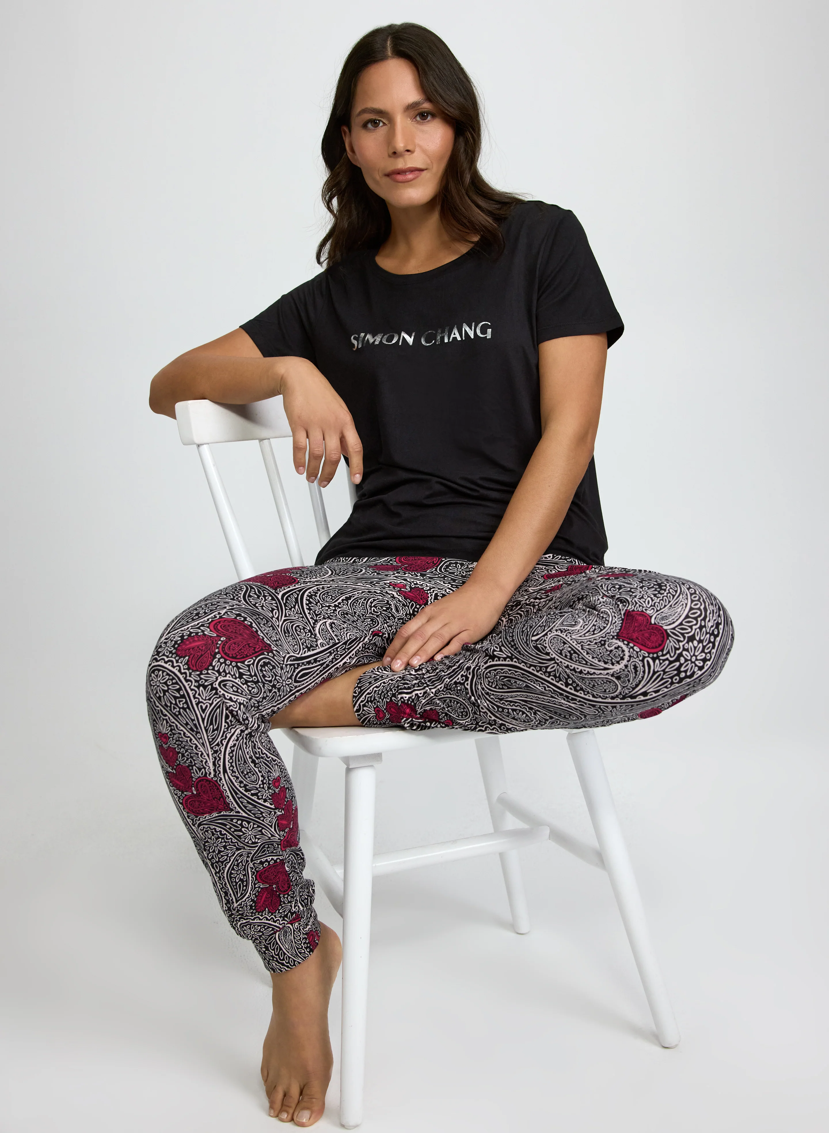 Simon Chang - Paisley Print Pyjama Set - Image 3