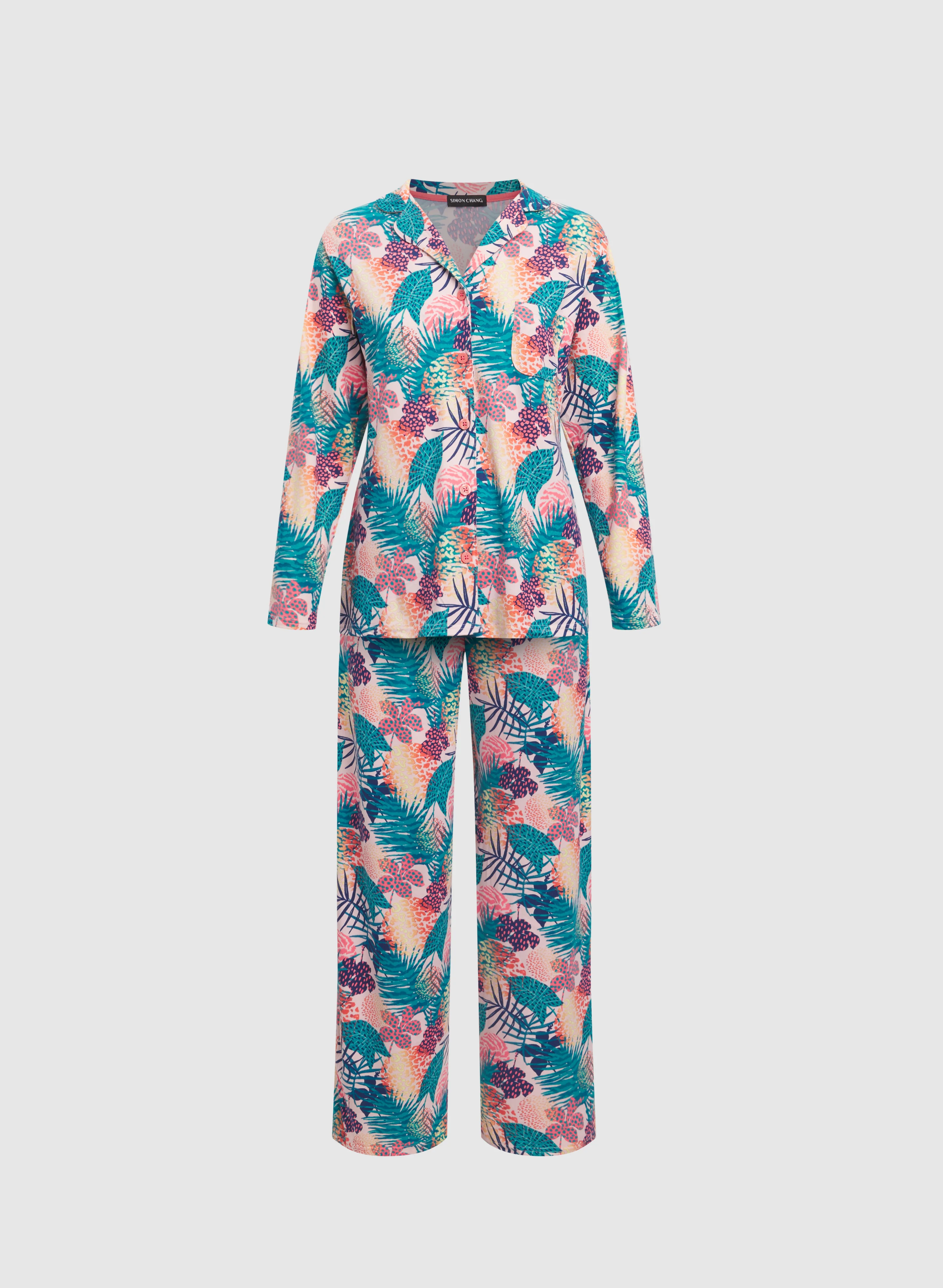 Simon Chang - Tropical Print Pyjama Set - Image 6