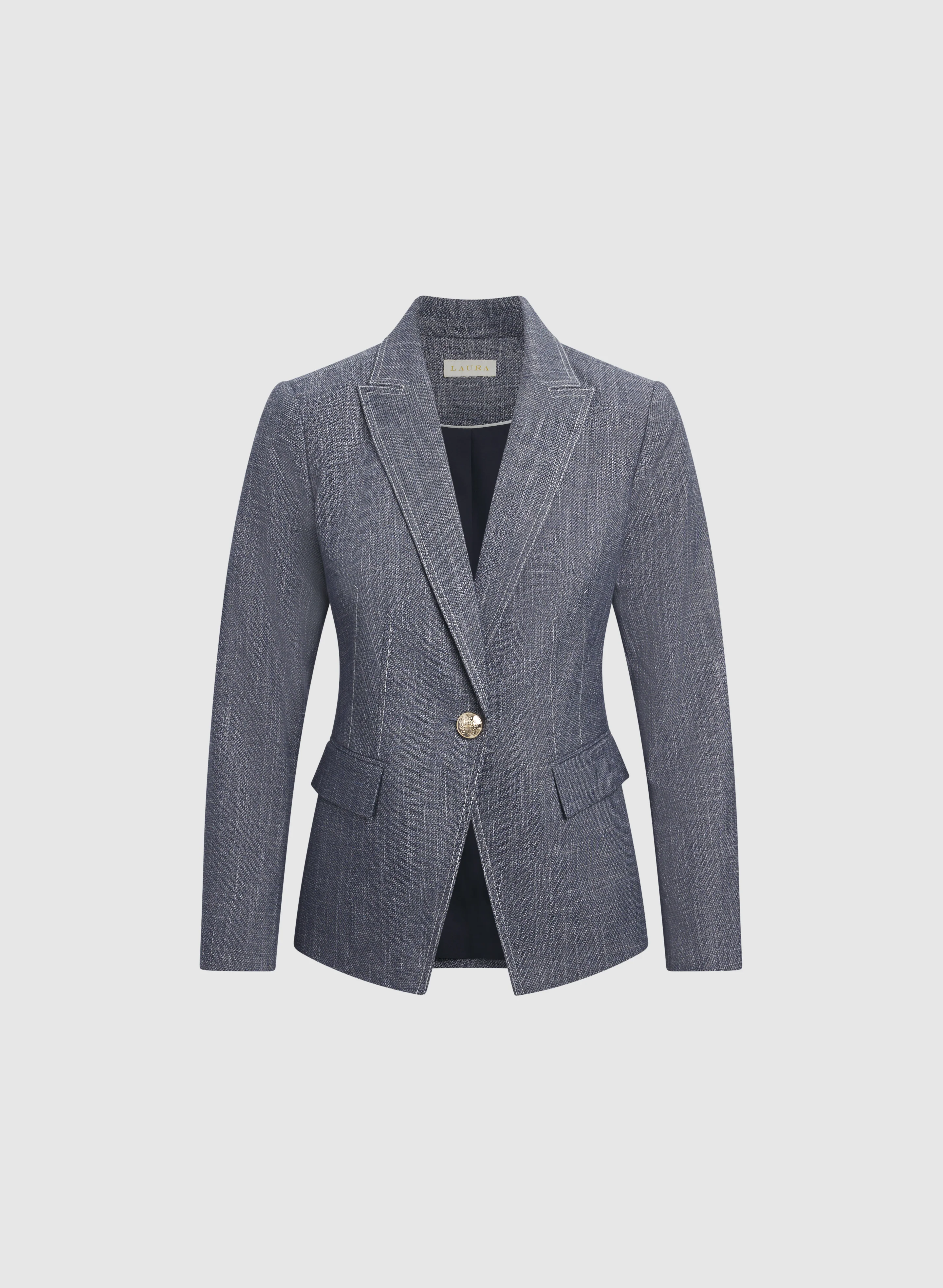 Single-Button Blazer - Image 6