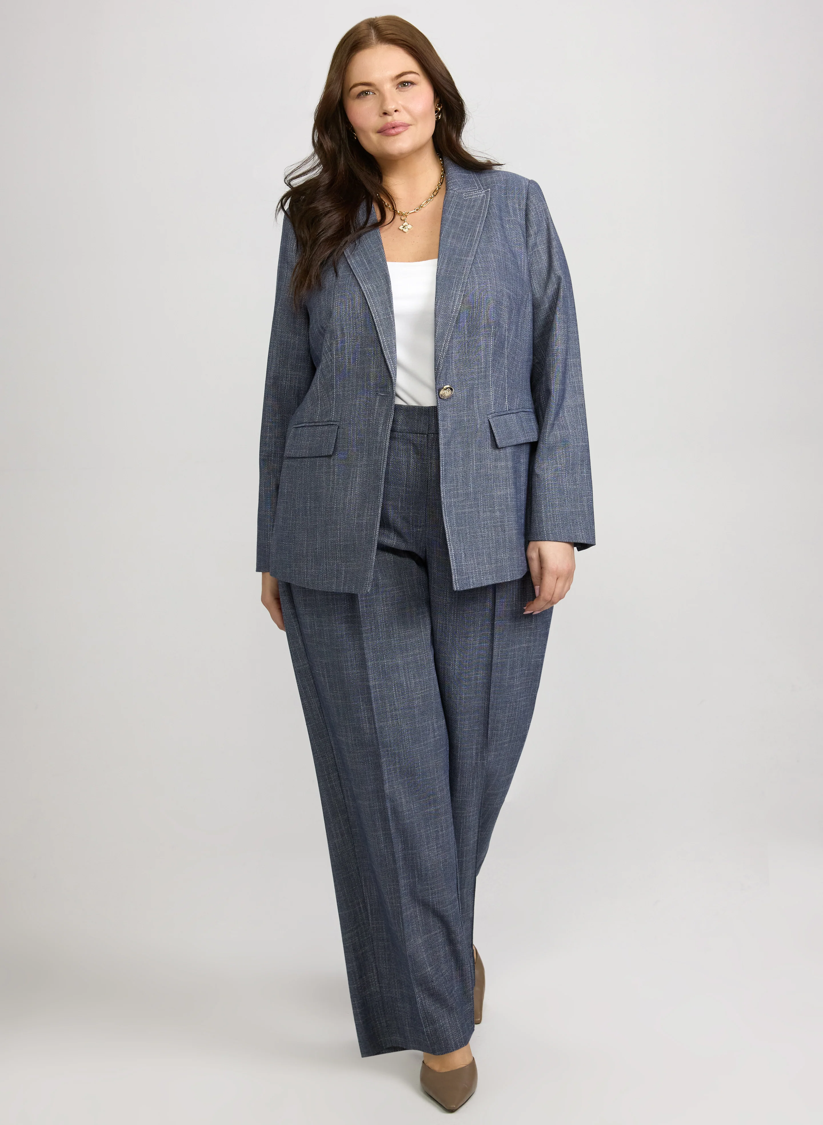 Single-Button Blazer - Image 3
