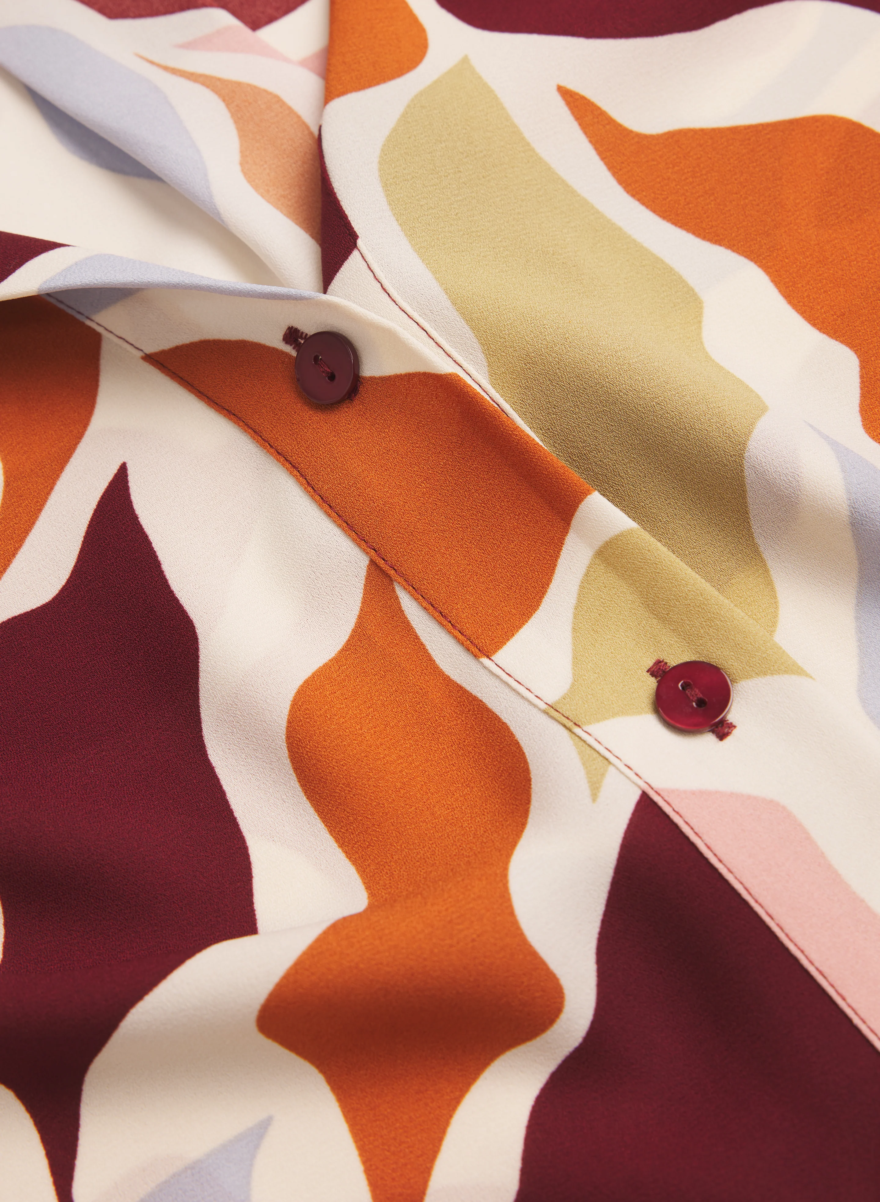 Sleeveless Abstract Blouse - Image 6