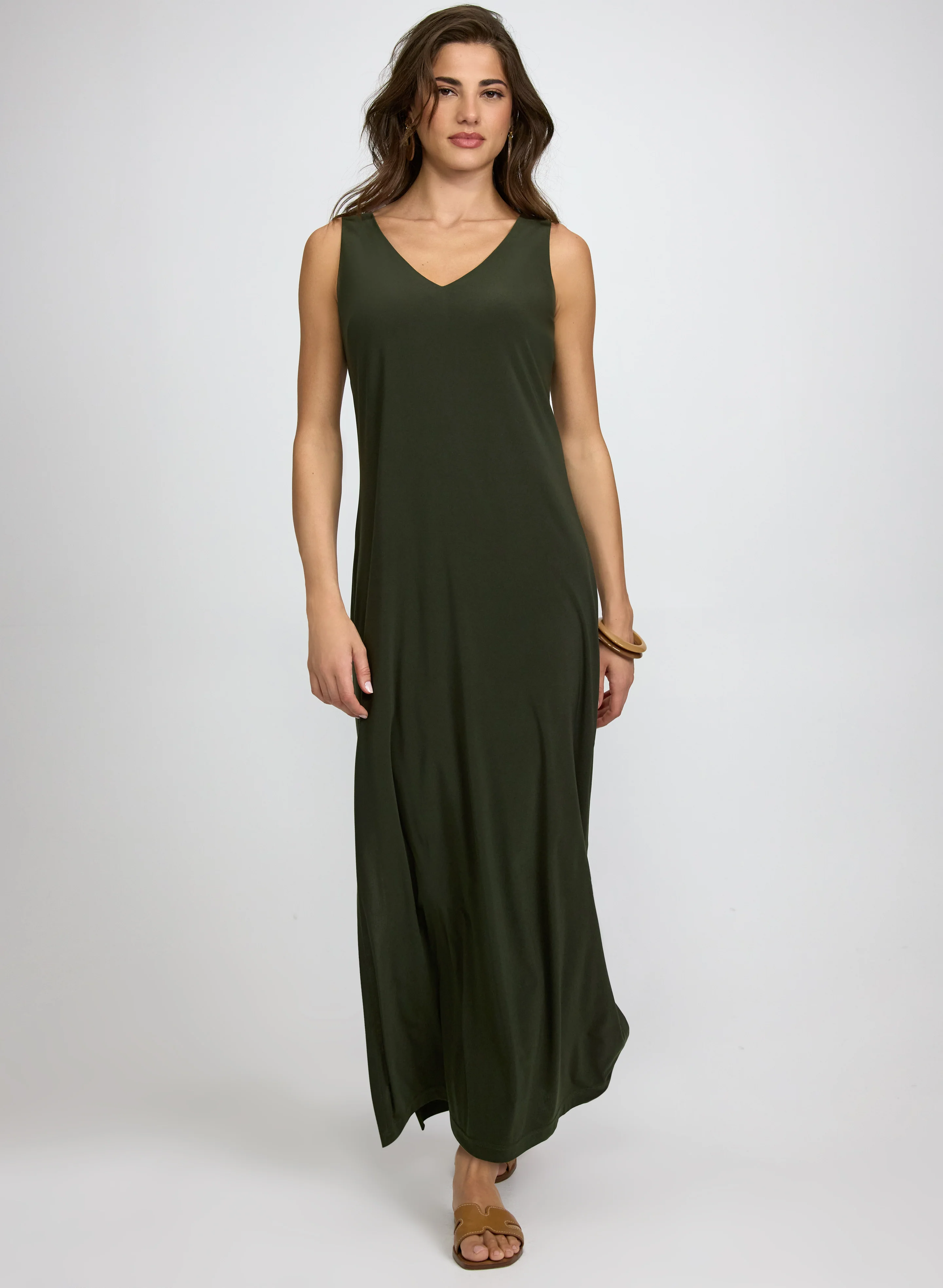 Sleeveless Jersey Maxi Dress - Image 2