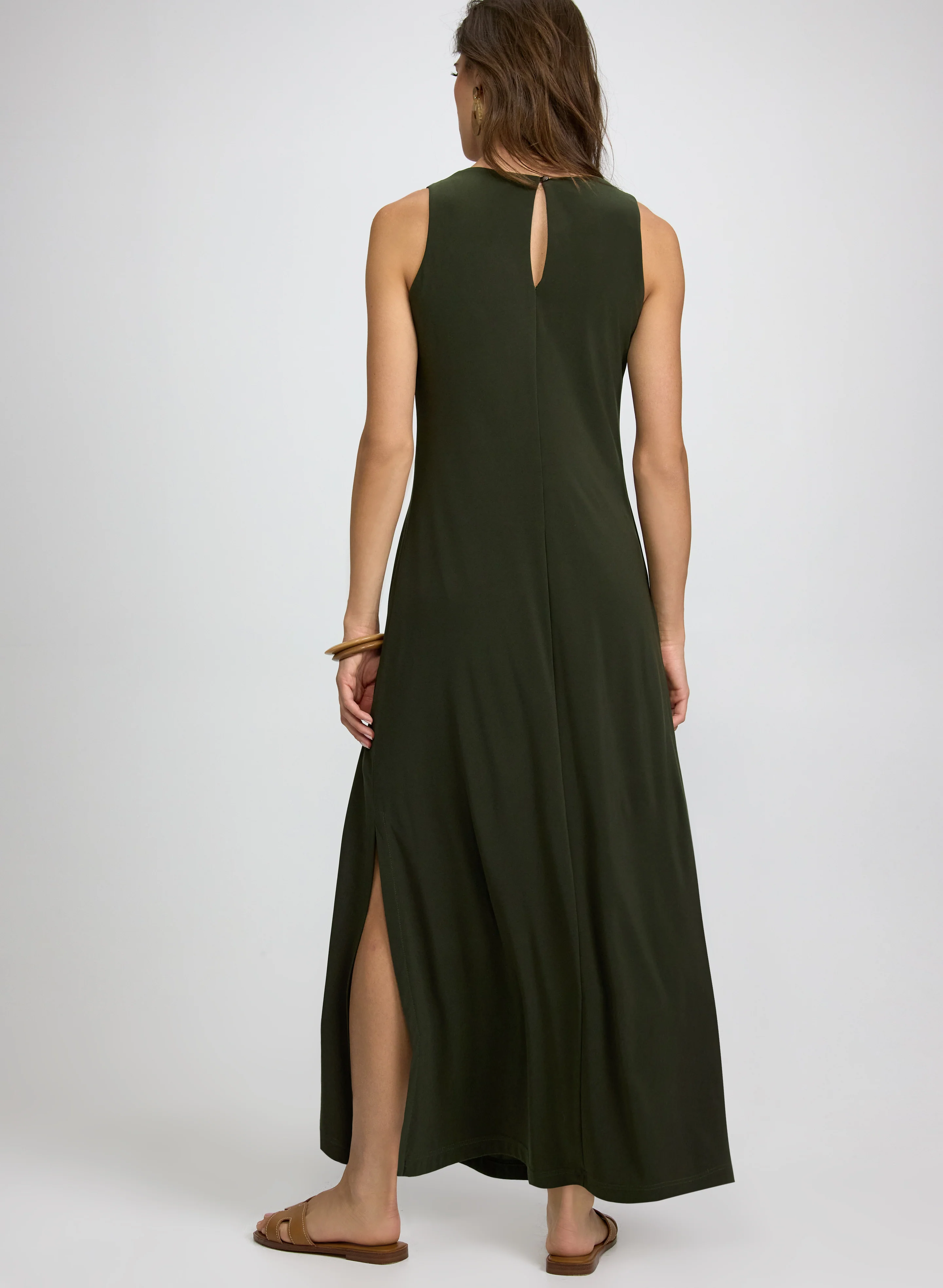 Sleeveless Jersey Maxi Dress - Image 4