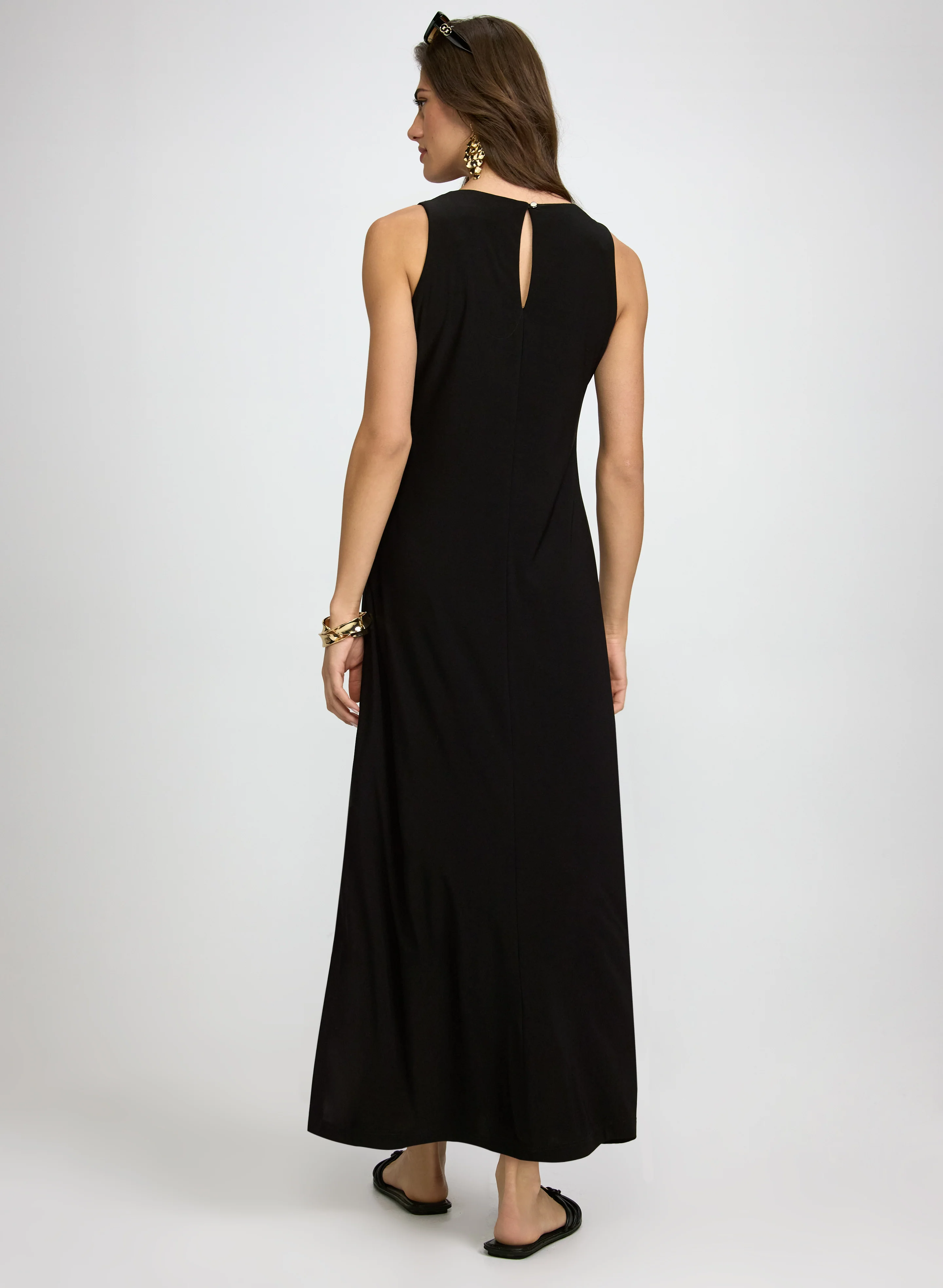 Sleeveless Jersey Maxi Dress - Image 4