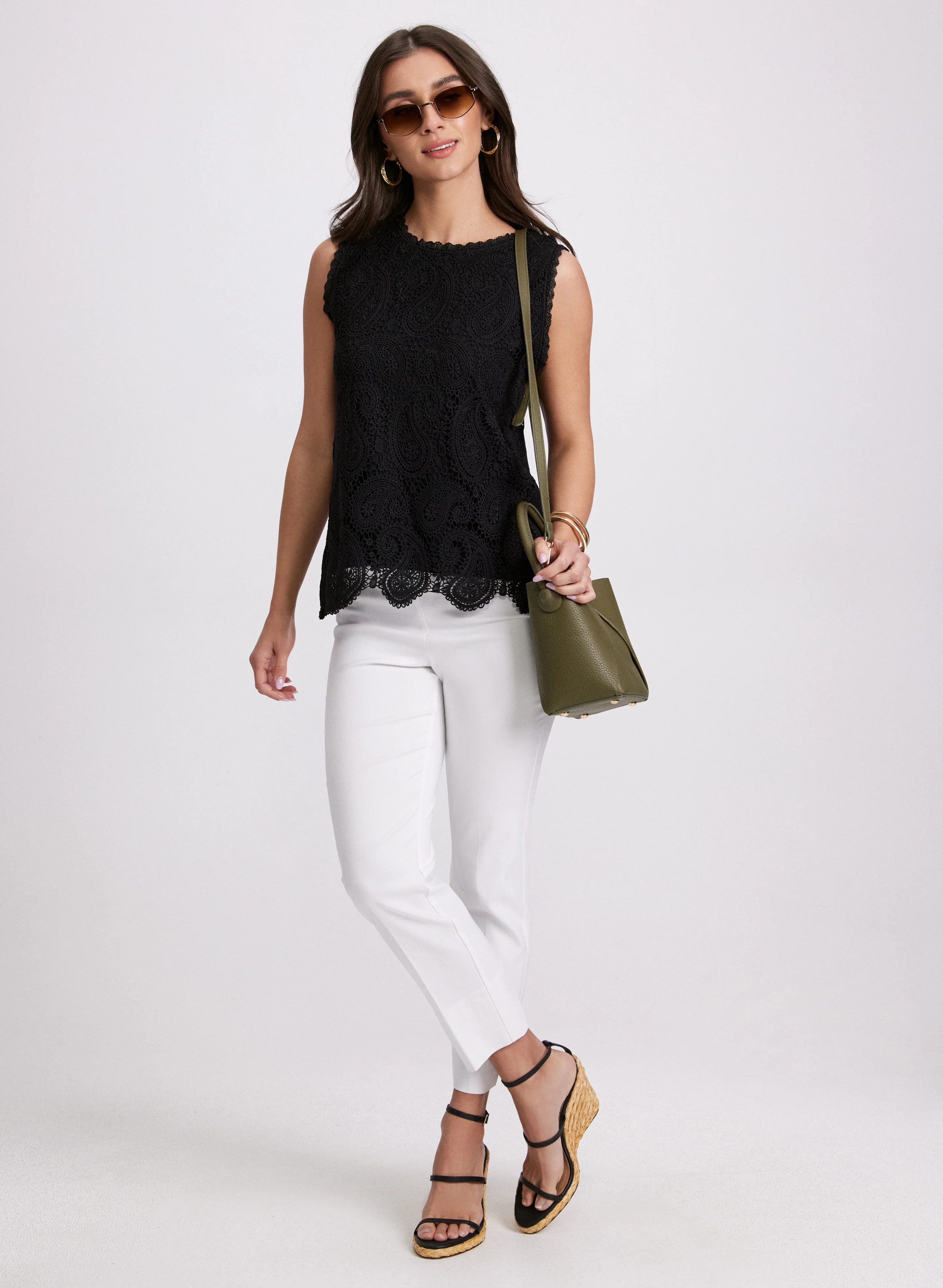 Sleeveless Lace Top - Image 3