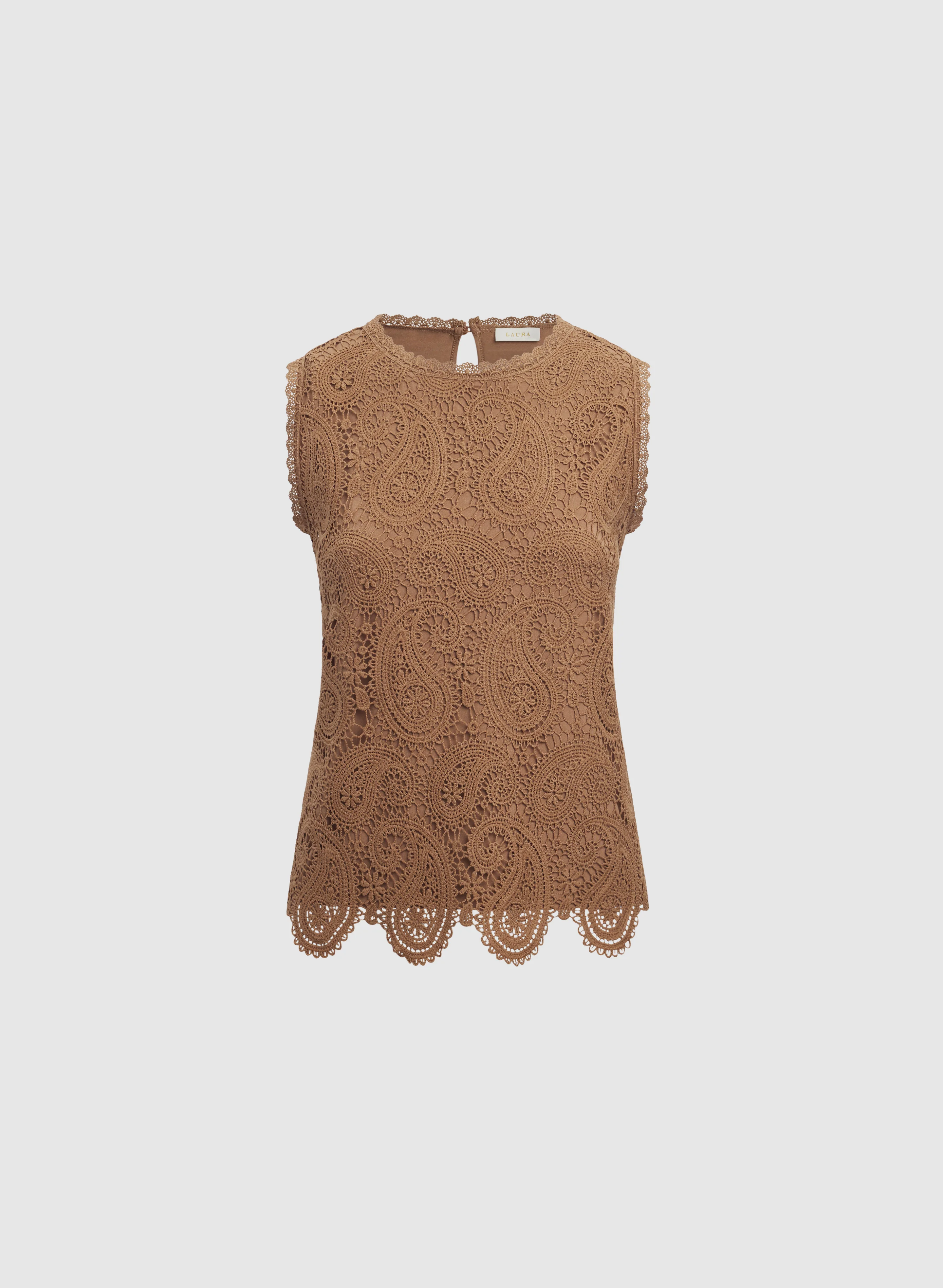 Sleeveless Lace Top - Image 5